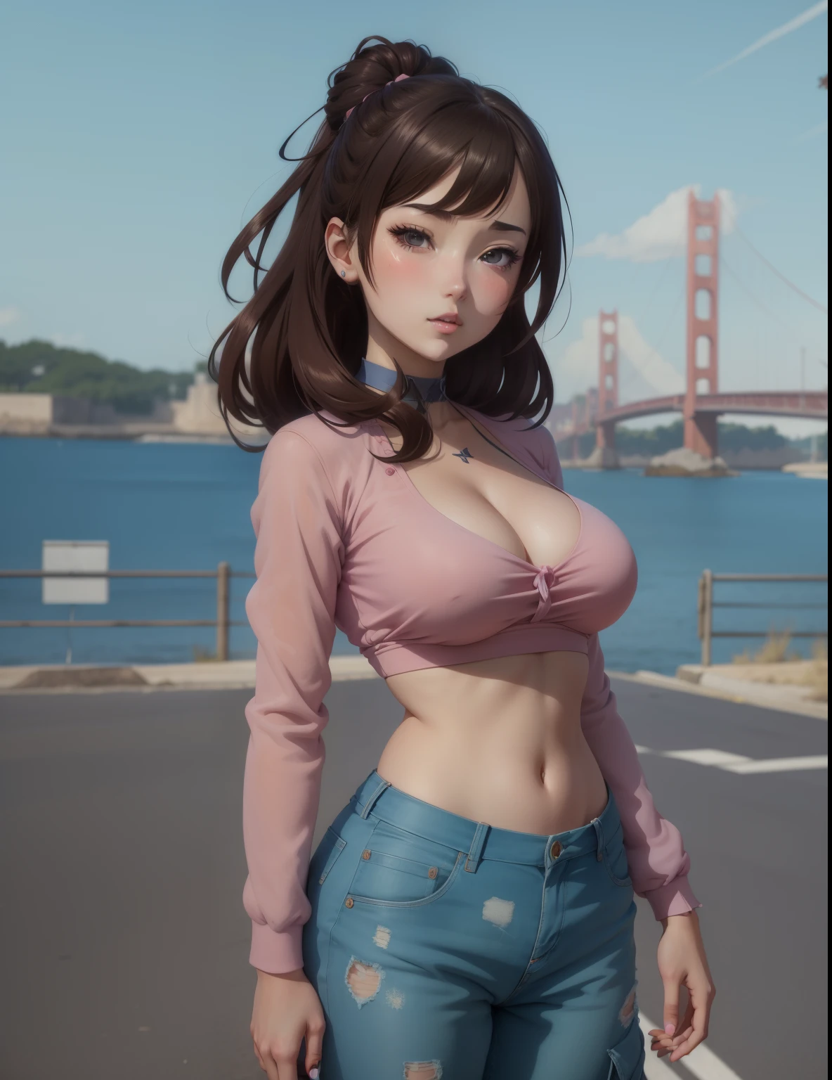 anime girl avec de gros seins et gros mamelon qui pointe, séduisante fille d’anime, Ilya Kuvshinov. 4 km, [ Art numérique 4 km ]!!, Style Anime 3D réaliste, Jolie fille d’anime, Artgerme extrêmement détaillé, Oppai, Style anime 4 K, Rendu photo réaliste Anime girl, Anime hyper réaliste, style anime. 8k, Femme sexy, elle rougit, elle veut plaire aux hommes