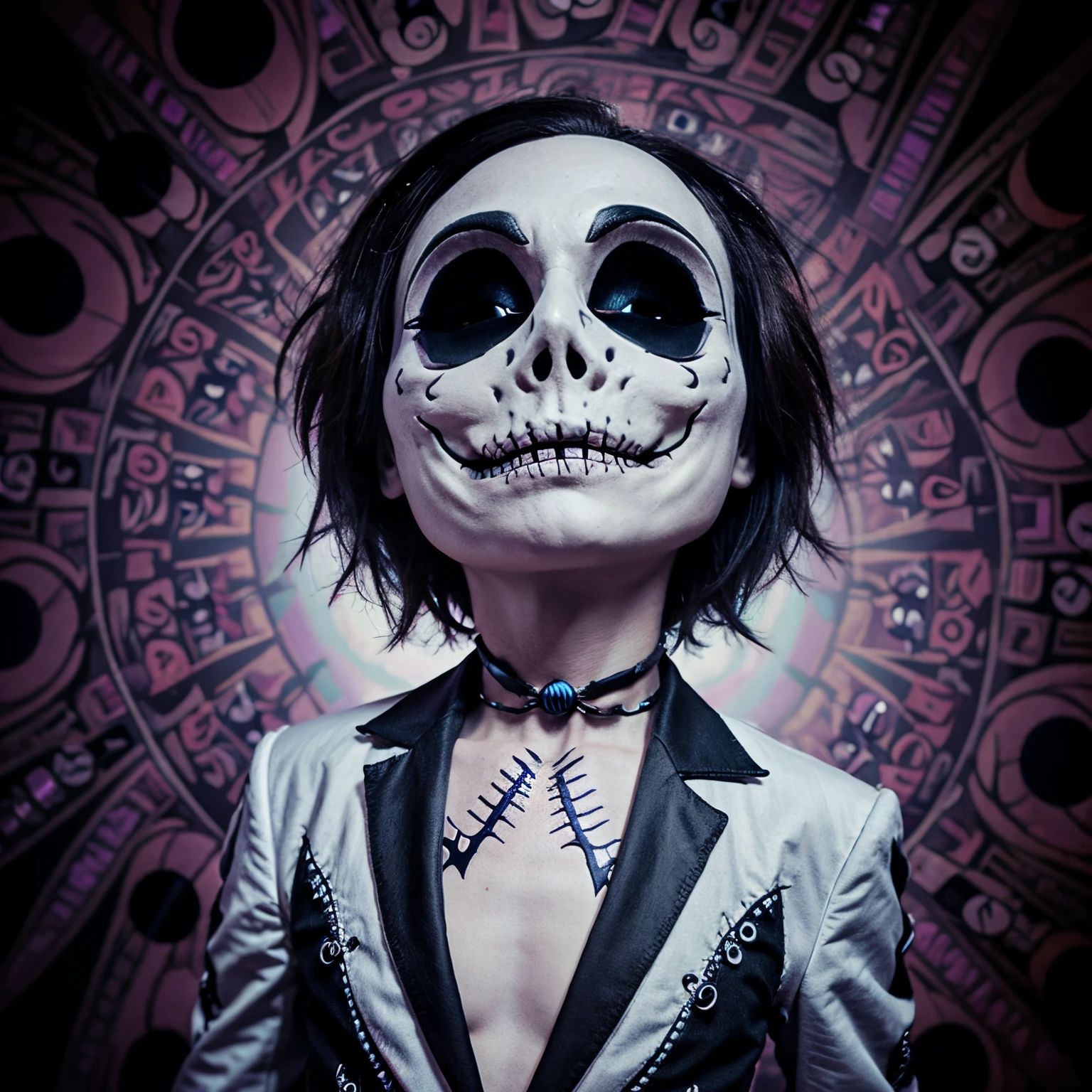 Trippy, psychedelic, jack skellington