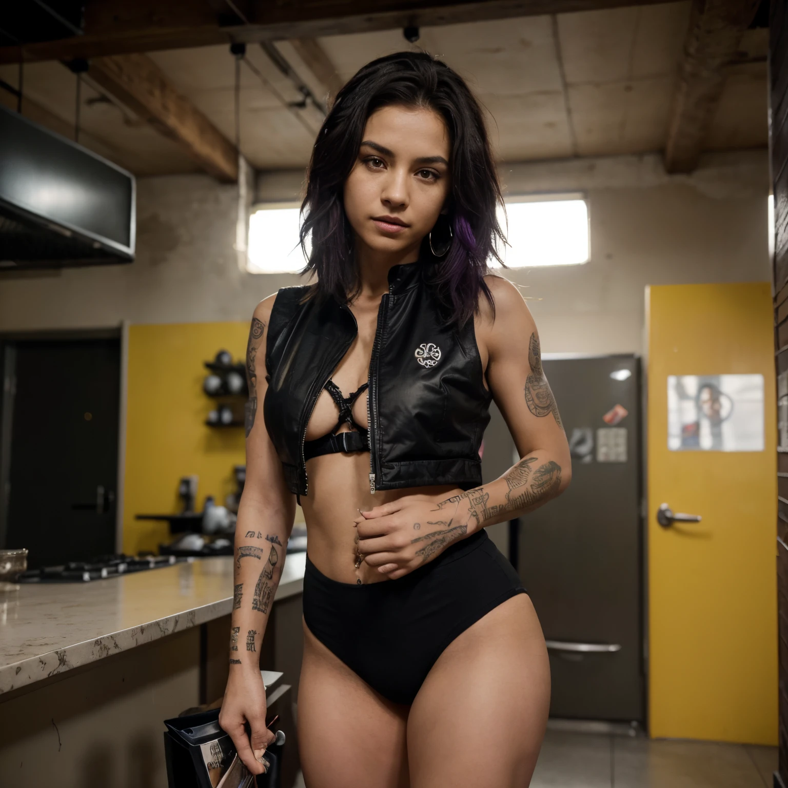 Full name("Yisrael Asari"), Nickname("War killer"), Gender("male"), Pronouns("he/him"), Date of birth("October 15"), Age("quintillion"), Place of birth("Omniverse"), Race("Saiyan"),Species("Lightskin"), Currently lives in("White Realm"), Fluent languages("Korean, german +"), Relationship status("Single"), Occupation("Teasing people, messint with them"), Natural hair color("Black"), Current hair color("Black, purple highlight"), Hair length("Waist length"), Hair texture("Spiky"), Body hair("small"), Other things about hair("Similar to a super saiyan five"), Eye color("Greenish yellow"), Eye Lip shpe/color("Light pink"), Teeth shape("2 upper fangs, 2 bottom fangs") Skin texture("Smooth"), Skin color("Tan Lightskin"), Body shape/type("6 pack, in shape"), Height("6,2"), Shoe size("9,5"), Hands("Rough"), Hobbies ("Teasing, messing with people"), Favorite color("Gold"), Favorite food("Any+"), Favorite animal("Anaconda, sun jumping spider"), Favorite season("winter"), Favorite game/movie/tv show("gravity falls"), Favorite band or artist("Chase amari, chase Atlantic, odetari, arctic monkey"). Favourite song("SHAKE THAT SHIT"), Fitness("gym"), Cooking("Learning"), Dancing("Doesn't"), singing(""), Likes("Drawing, coloring, reading"), Dislikes("touching sometimes"), Abilities("World breaker, big bang Final Shatter, atomic flash"), Attributes("Pretty, Relaxing, "), Skills("Final atomic Crusher"), Communication skills("Not good"), Obsessions("Messing with people"), IQ("infinite"), Blood type("O"), Biggest insecurity("Showing his scars"), Phobias("Haphephobia"), Mother("Eskimo"), Friendships("Workin on it"), Siblings("9"),Fashion style("Immaculately Good"), Piercings("ear Piercings"), Tattoos("dragon Hand tatto, Anaconda hand tatto"), Scars("All over his body, arms, back"),
Pets("jumping sun spider"), Pets breed ("bald face hornet"), Pets age("6"), Backstory("R@ped as a kid, molested, manipulated"),
Additional("white compression tee-shirt black fusion vest, blac