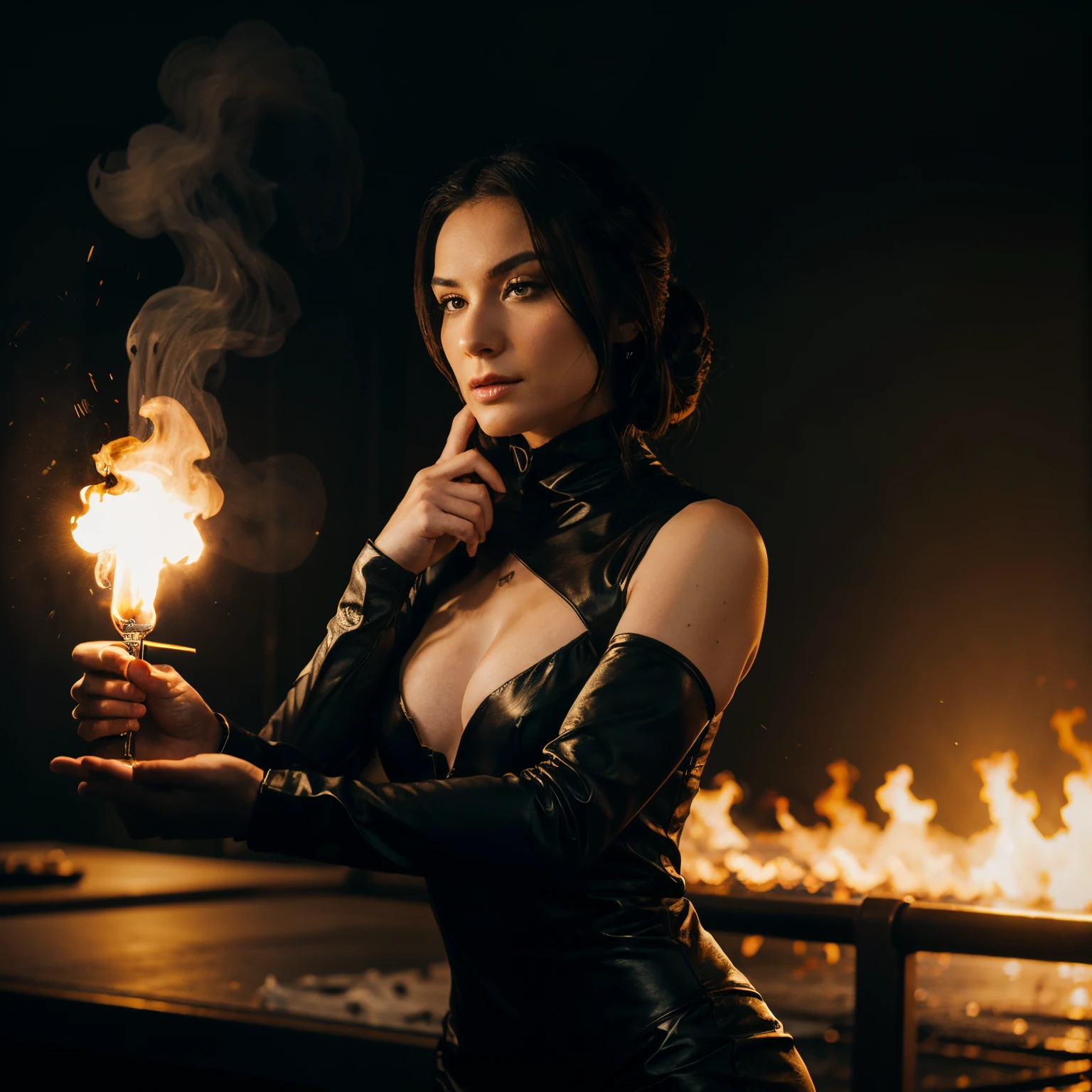 Villain with petroleum power