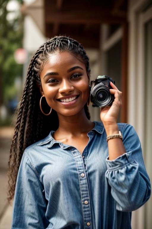 Canon camera, camera, detailed camera with lens,black  canon camera