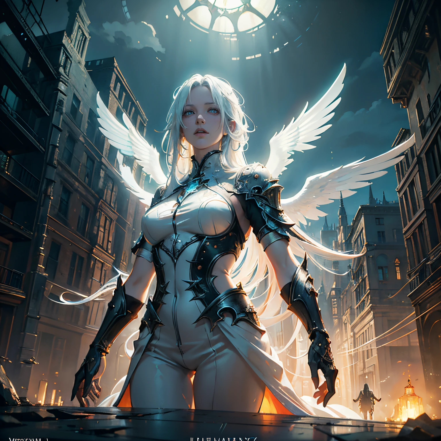 Cinematic,albino angel photorealistic,Vibrant colors,Fantasy,warm tone,Surreal,8K resolution photorealistic masterpiece by Aaron Hawkey and Jeremy Mann,Professional Photography,Volumetric lighting maximalist photo illustration/Merton Bobzart,Intricately detailed 8K resolution concept art,with an intricate,Elegant,expansive,Fantastical,Mythical clouds