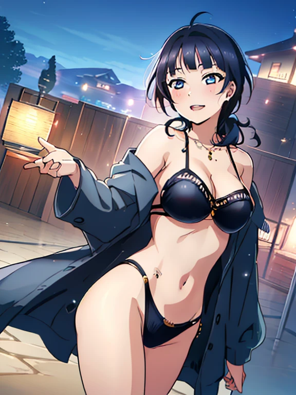 top-quality、Shot from the right side、Full limbs、complete fingers、One beautiful woman、poneyTail、 ultra gigantic ????、Cowgirl、Have 、　have ????? ???????、the ?????? is large、I have some pubic hair、????????、Very drunk、Very drunken look、25 year old girl、Private open-air bath overlooking the sea