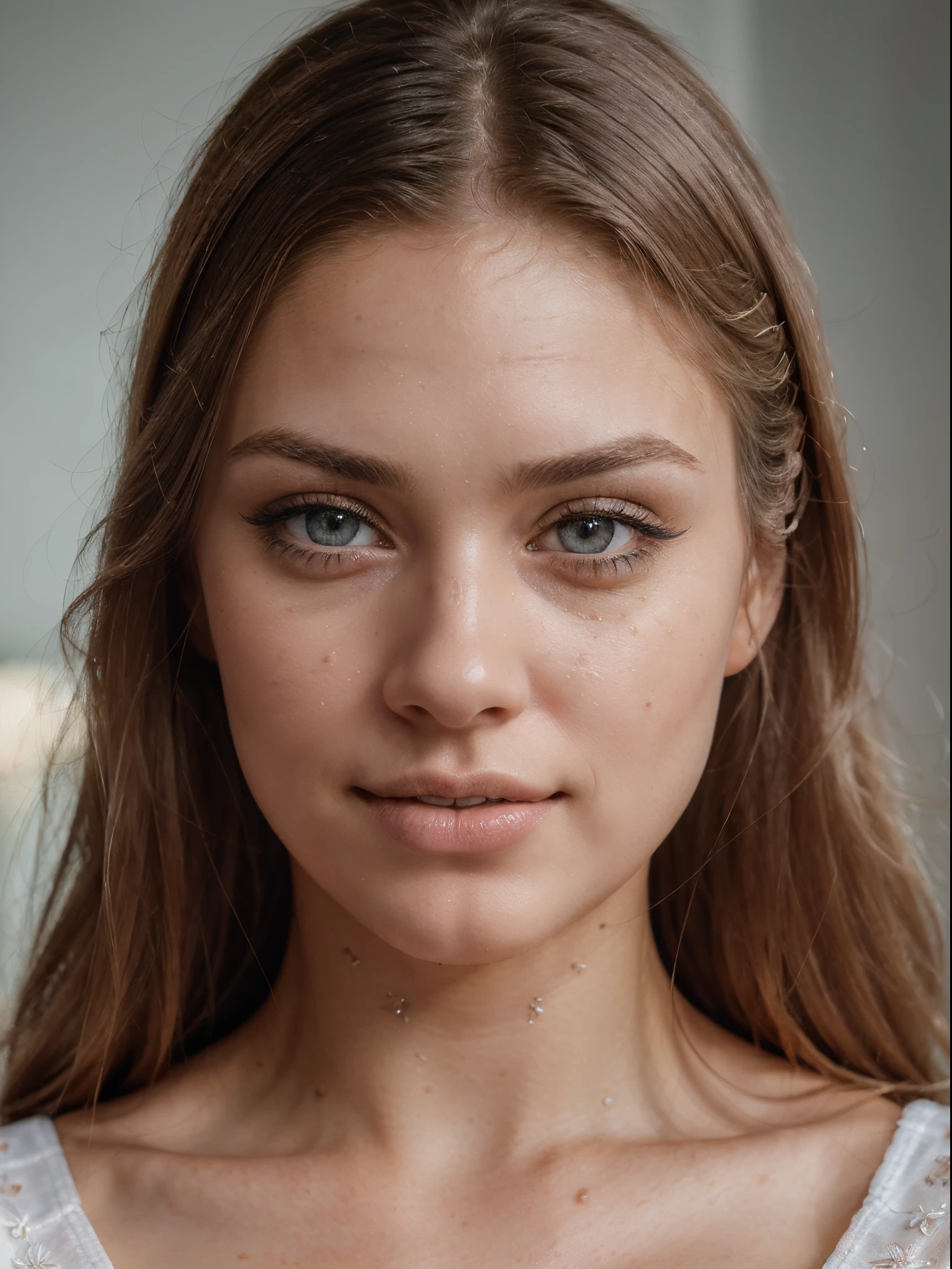 (best quality,ultra-detailed,realistic:1.37), portraits, beautiful detailed eyes, beautiful detailed lips, extremely detailed face, long eyelashes, white Scandinavian girl, attractive appearance, expressive eyes, perfect smile, fashionable outfit, confident posture, captivating gaze, flawless complexion, natural beauty, intriguing background, professional photography, vivid colors, soft lighting