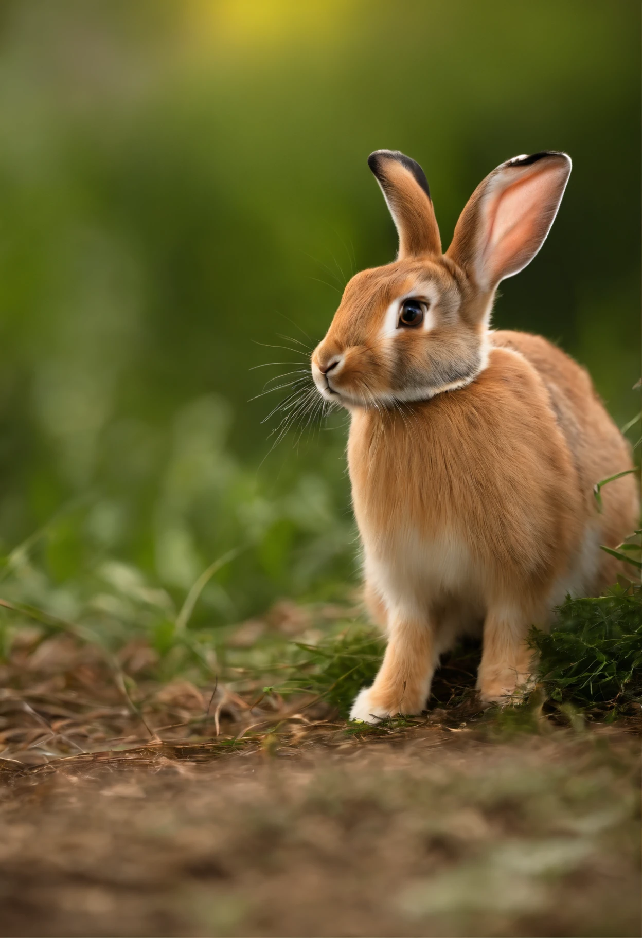 Always a rabbit,On the ground