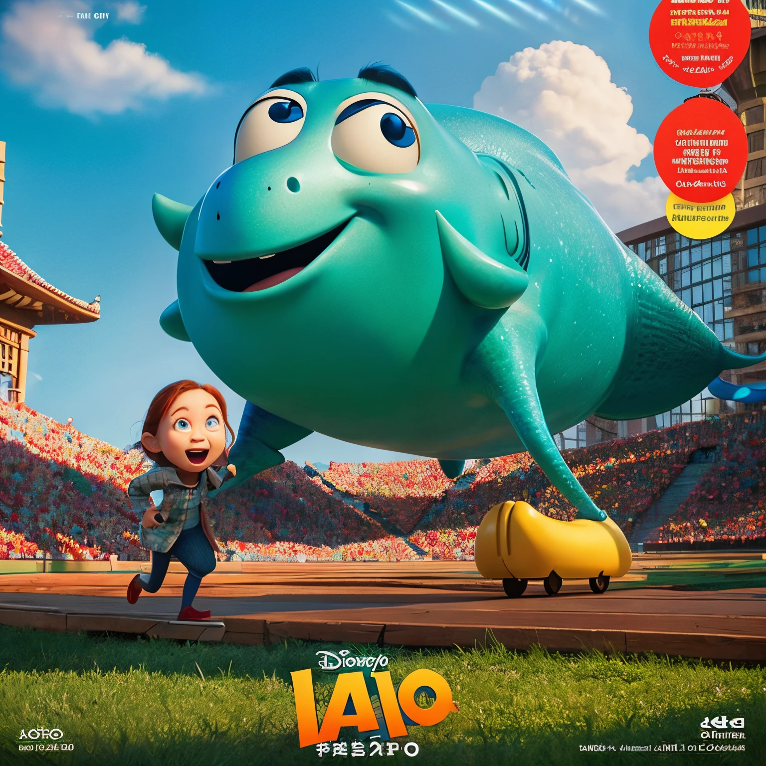 pixar poster ai
