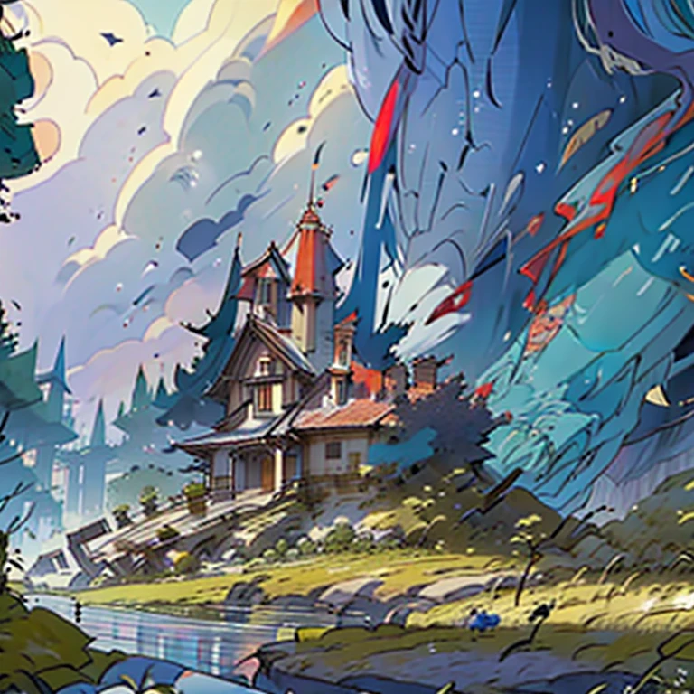 Castle on the lake