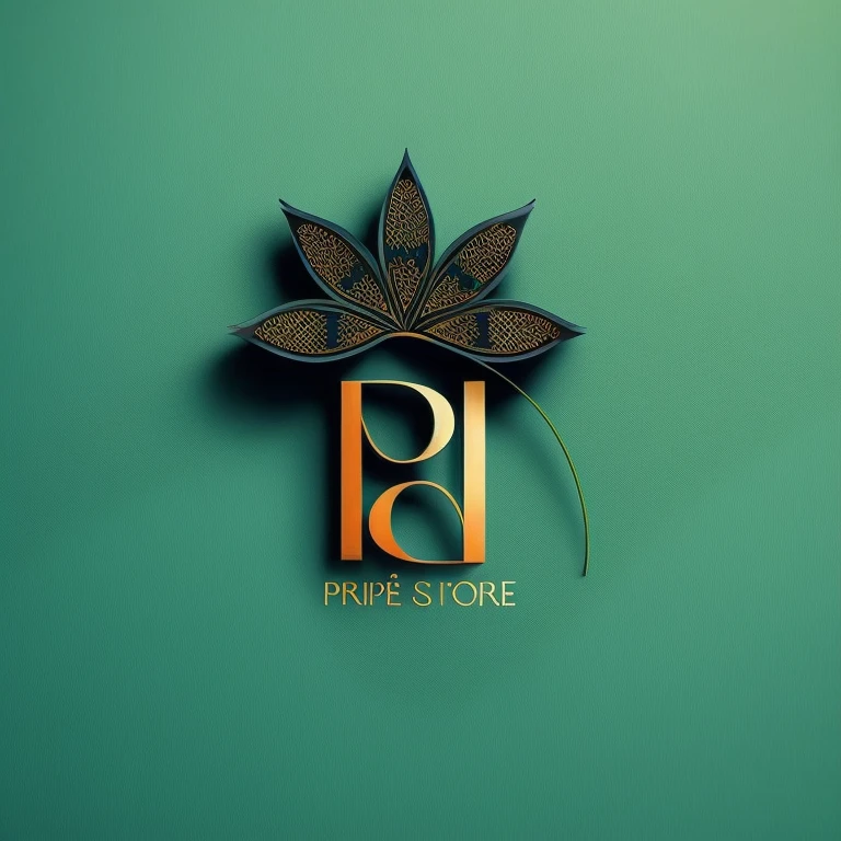 um close de uma flor em um fundo preto com a palavra pa, design de conceito de logotipo, logotipo em estilo abstrato, design deslumbrante, foto para uma loja, design perfeito, concept piece, design de logotipo profissional, loja, design de logotipo, Flawless and clean design, design suave, por Perle Fine, design bonito, imagem no site da loja