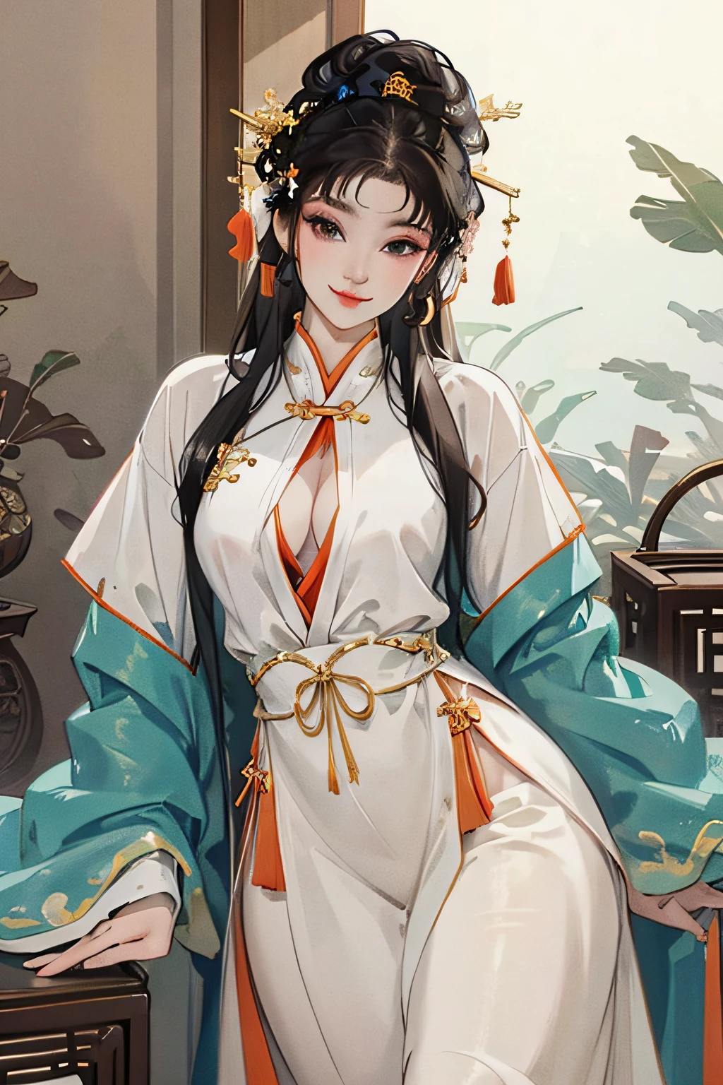k hd,Clear public areas,Clear fingers,without background,femele,Chinese,Gorgeously dressed,ssmile,Full body lesbian,