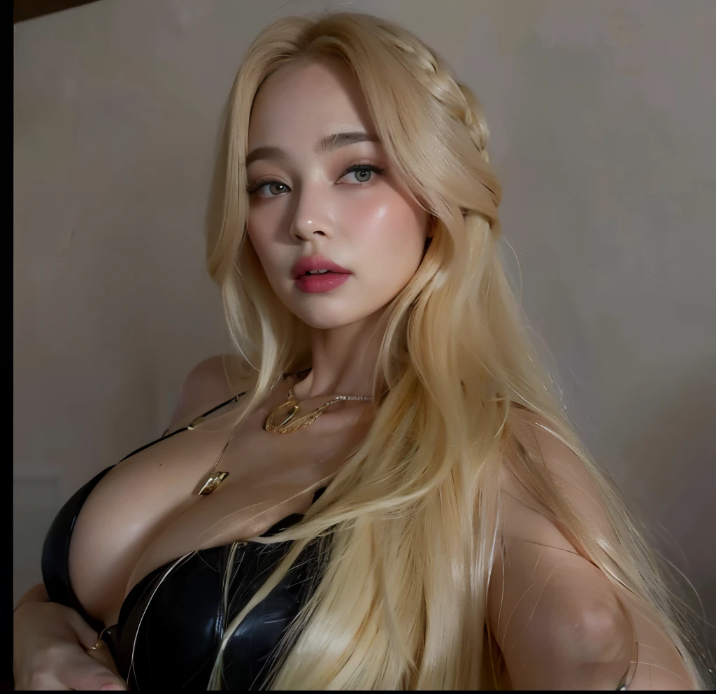 Blonde woman with long hair posing in a black bikini top, longos cabelos loiros e olhos grandes, longos cabelos loiros e olhos grandes, cabelos loiros e olhos grandes, ava max, Yelena Belova, uma loira linda, com longos cabelos loiros, Anna Nikonova aka Newmilky, loira bonita, com longos cabelos loiros, namorada russa, Deusa loira