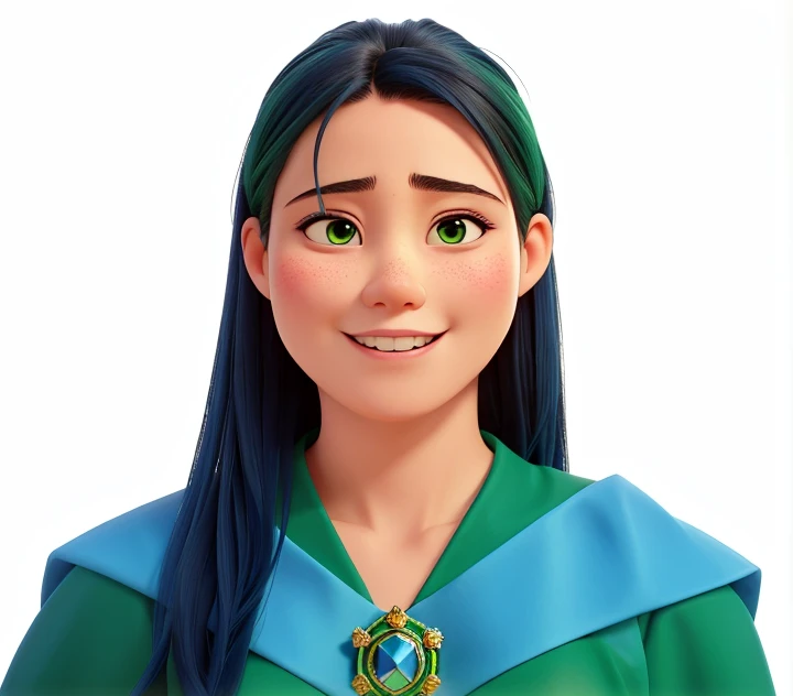 arafed woman in a green and blue graduation gown with a blue and green sash, cindy avelino, graduation photo, wearing an academic gown, gemma chen, official photo, leaked image, discovered photo, katherine lam, post graduate, headshot photo, yun ling, lulu chen, official photos, mei-ling zhou, headshot profile picture, student, backdrop
