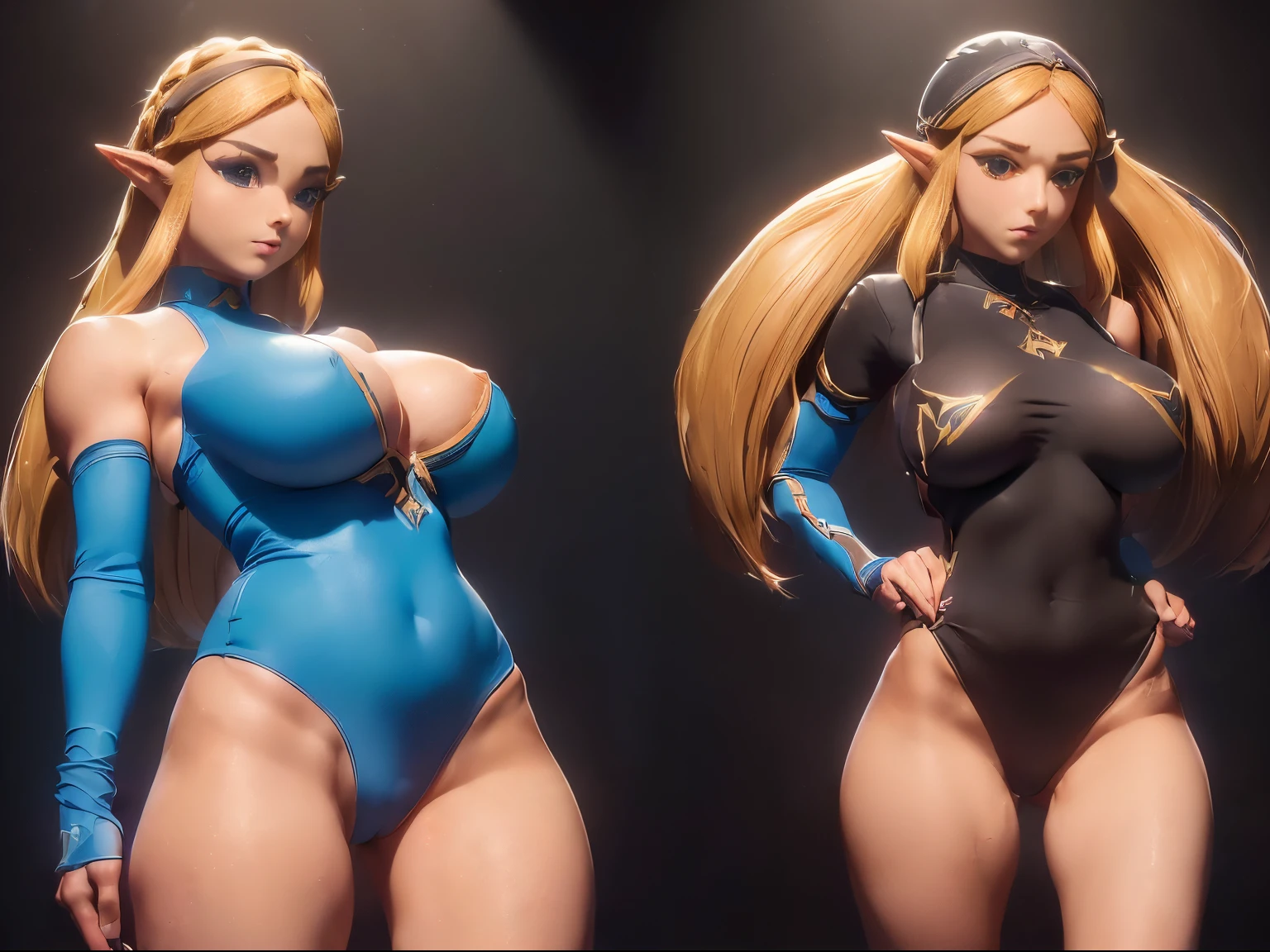 (((zelda)))8k,((de breath of the wild)))(((de pie frente a la camara)))(((frame of a girl )))(((zelda)))((((lleva su skinny suit))(((Amazing tits)))caliente, hermosa,((Hornie)),(((lleva antifaz))((tiene tetas perfectas)))8k,((como un render 3d)) hiperrealista todo como un motor irreal trazado de rayos render ((estilo humano hiperealista)),(((Empty dark background))). hiperrealista todo como un motor irreal trazado de rayos render estilo humano realista ,(((Empty dark background)))., Suavemente iluminado, Intimo exquisito detalle, foco nítido, intrincadamente detallado, rewarded photography, small-catchlight, bajo contraste, alta nitidez, facial-symmetry, profundidad de campo, cinematic background, Renderizado del motor irreal, Imagen central, dream-like, Suavemente iluminado, intimo, imagen de cuerpo completo ,cuerpo completo,((tetona)),((piernas torneadas)) perfecto ecchi, HDRI