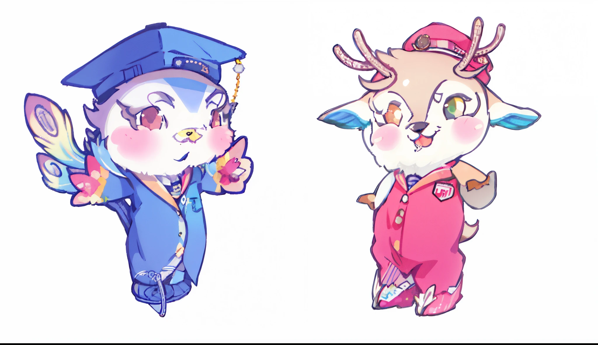 com mascot,Q version