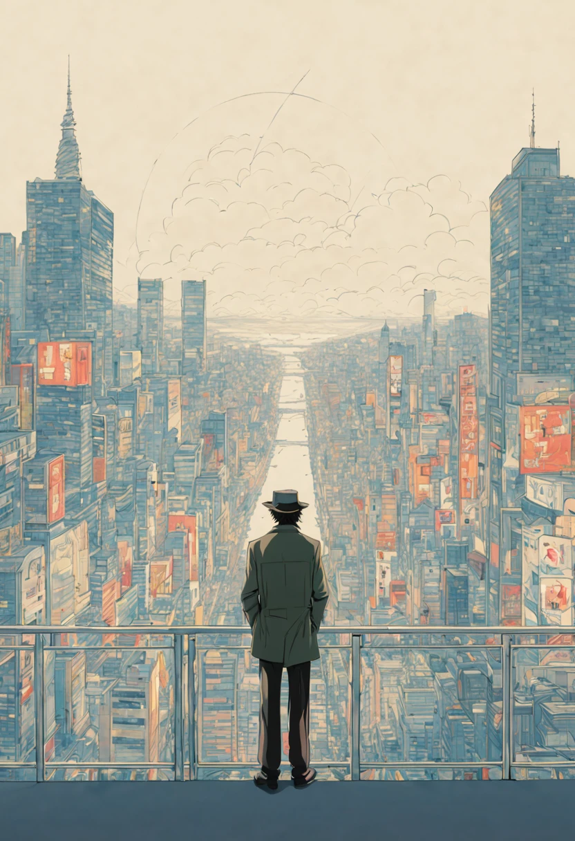 (Minimalism:1.4), by Naoki Urasawa, intricate, (best quality, masterpiece, Representative work, official art, Professional, unity 8k wallpaper:1.3)