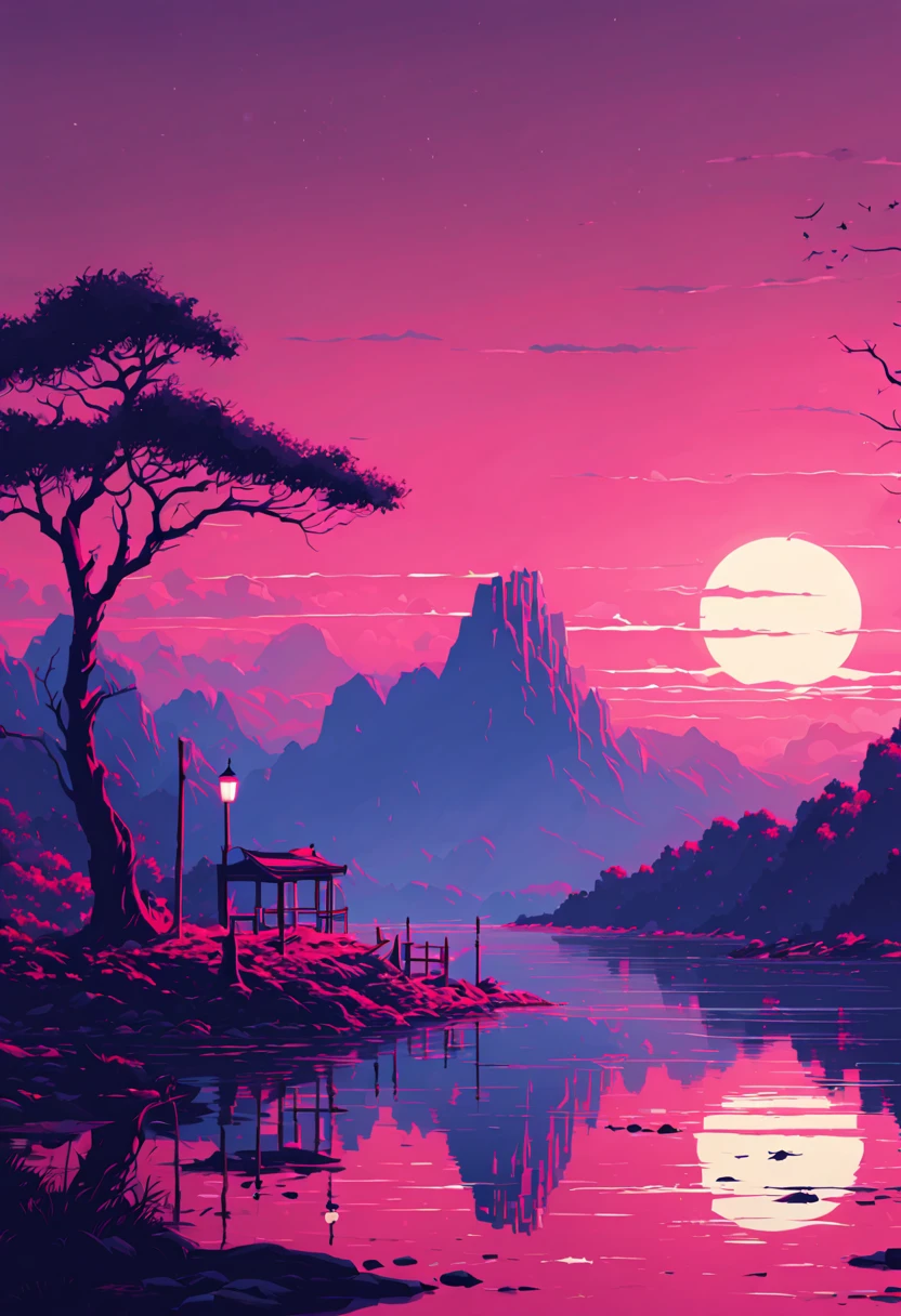 (Minimalism:1.4), by Alena Aenami, intricate, (best quality, masterpiece, Representative work, official art, Professional, unity 8k wallpaper:1.3)