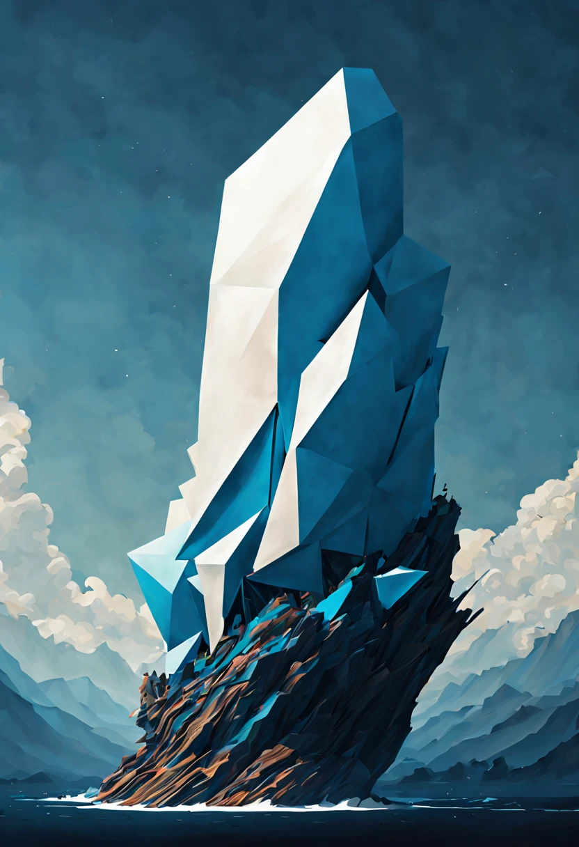 (Minimalism art:1.4), by greg rutkowski, intricate, (best quality, masterpiece, Representative work, official art, Professional, unity 8k wallpaper:1.3)