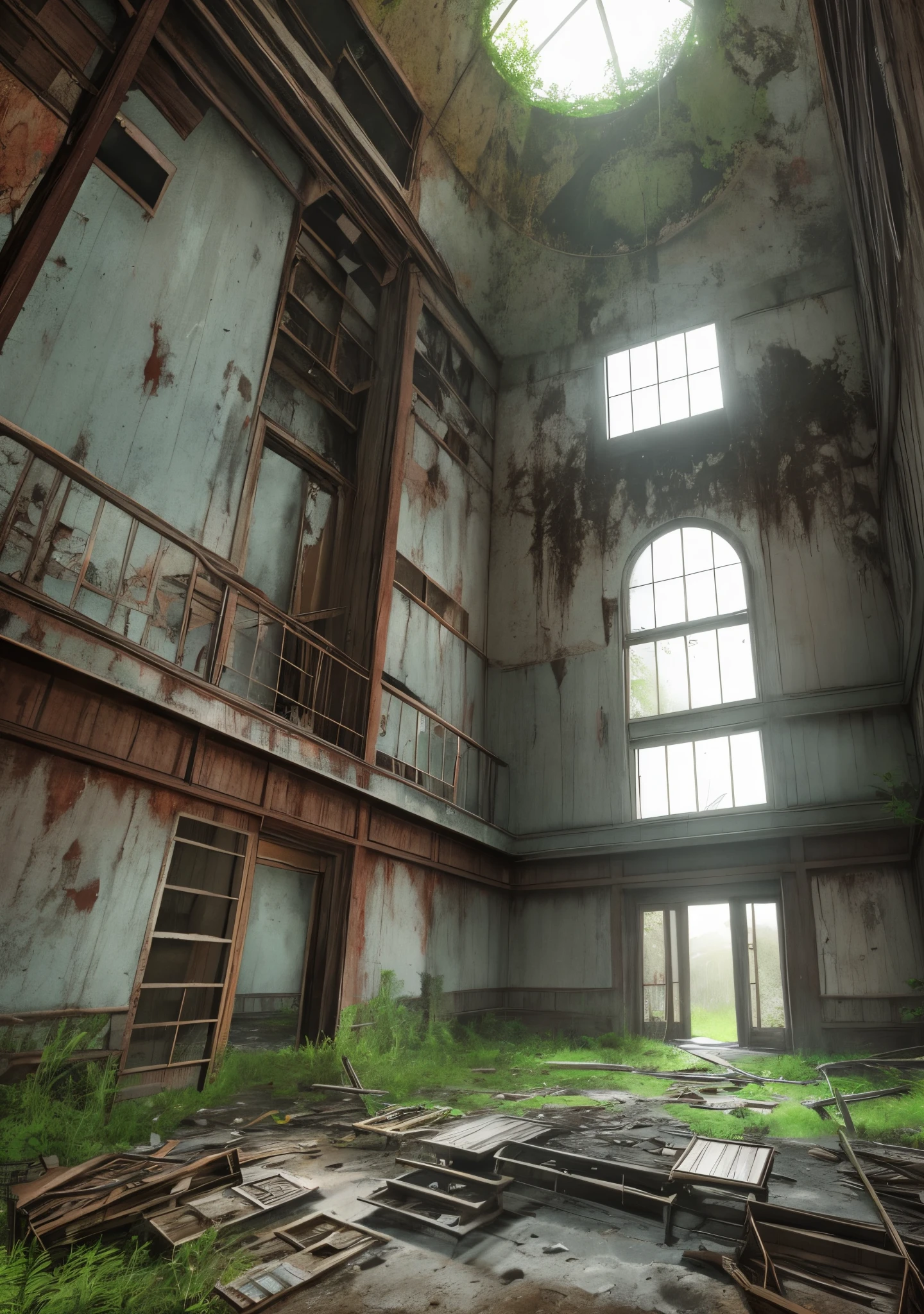 Create realistic Abandoned Place --auto --s2