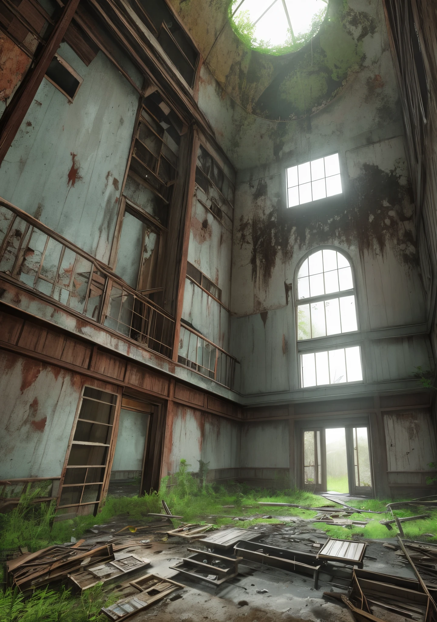 Create realistic Abandoned Place --auto --s2