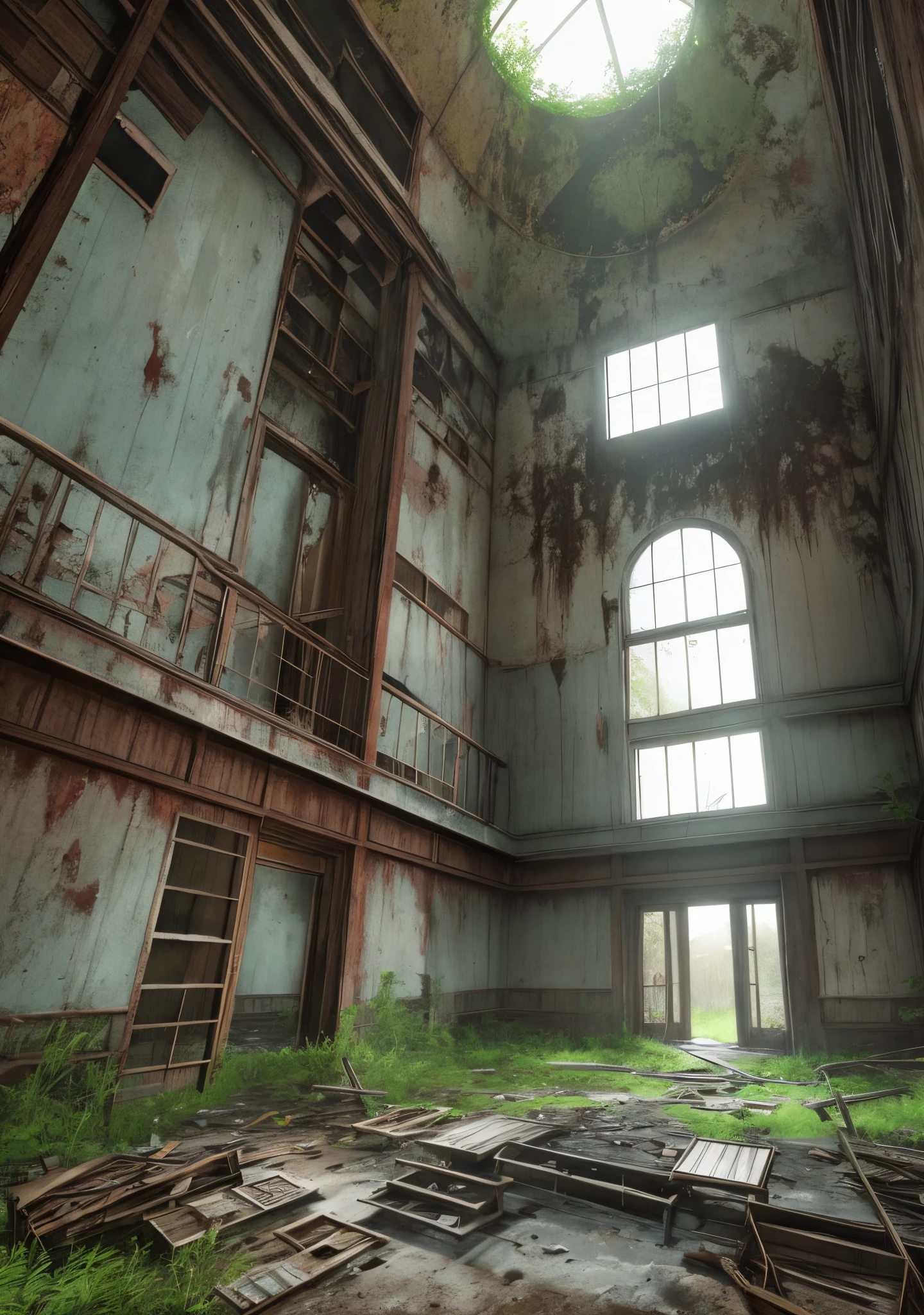 Create realistic Abandoned Place --auto --s2