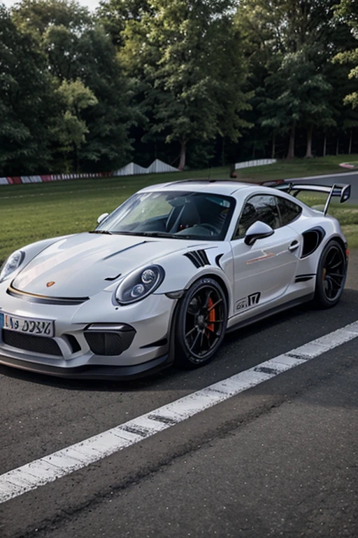 Porsche Gt3 Rs with word King of the race