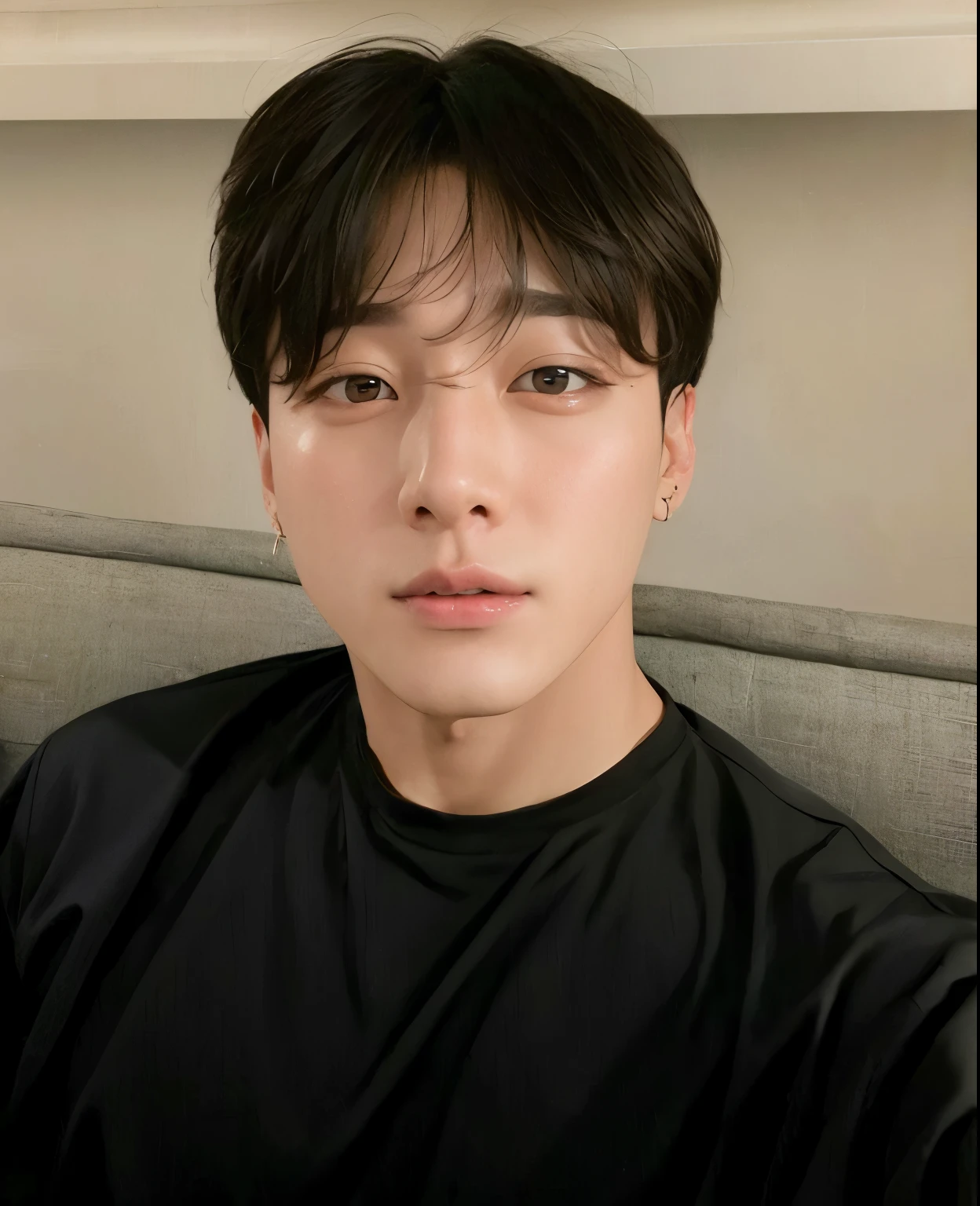 Jungkook From BTS face, fotorrealista, ultrahd, max quality,8k.