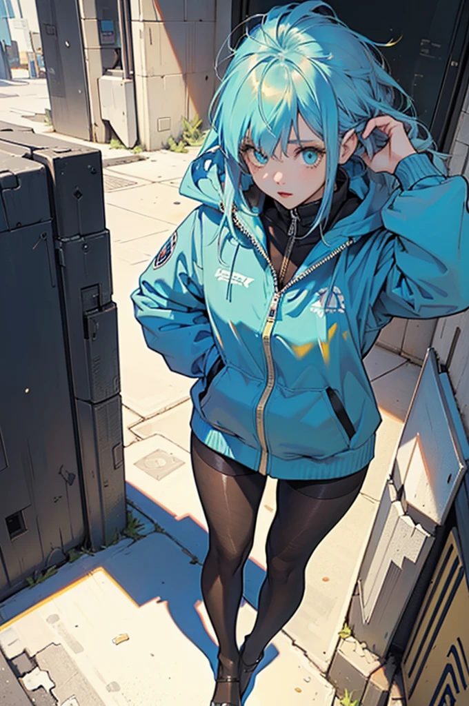 Round image,(masutepiece:1.3), (best qualtiy:1.2), (An ultra-fine illustrations:1.2), (masutepiece), High quality, high detailing,(Solo:1.4),((Round image)),[(White background:1.1)::5],[(Cyberpunk:1):5],[(Game Character Portrait:1.2):5],

{1 girl},{Solo},(((Full body))),{{{only five fingers}}},((yellow))The long-haired((Yellow and (Wiz)),Long hair,Whole body, pantyhose,look at viewr, From  above, aqua eyes, Cyberpunk,