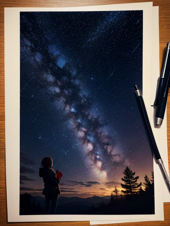 Notes and Starry Sky