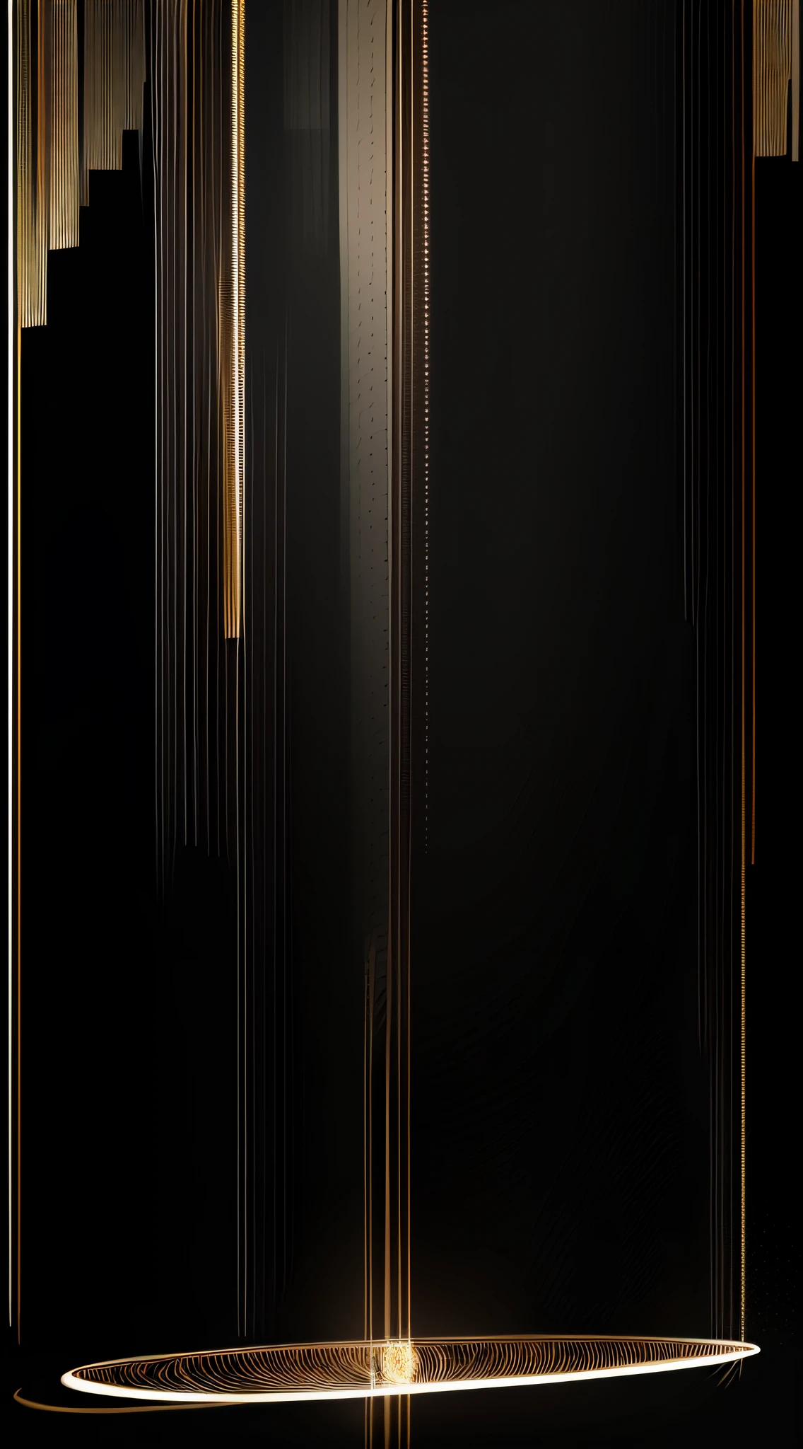 Has a black background,Gold design and black background, golden curve structure, golden curve composition, with black background, Background Black, Black dark background, on black background, in front of a black background, black and gold thread, on black background, very dark background, headquarters 4k wallpaper, gold black, black oled background