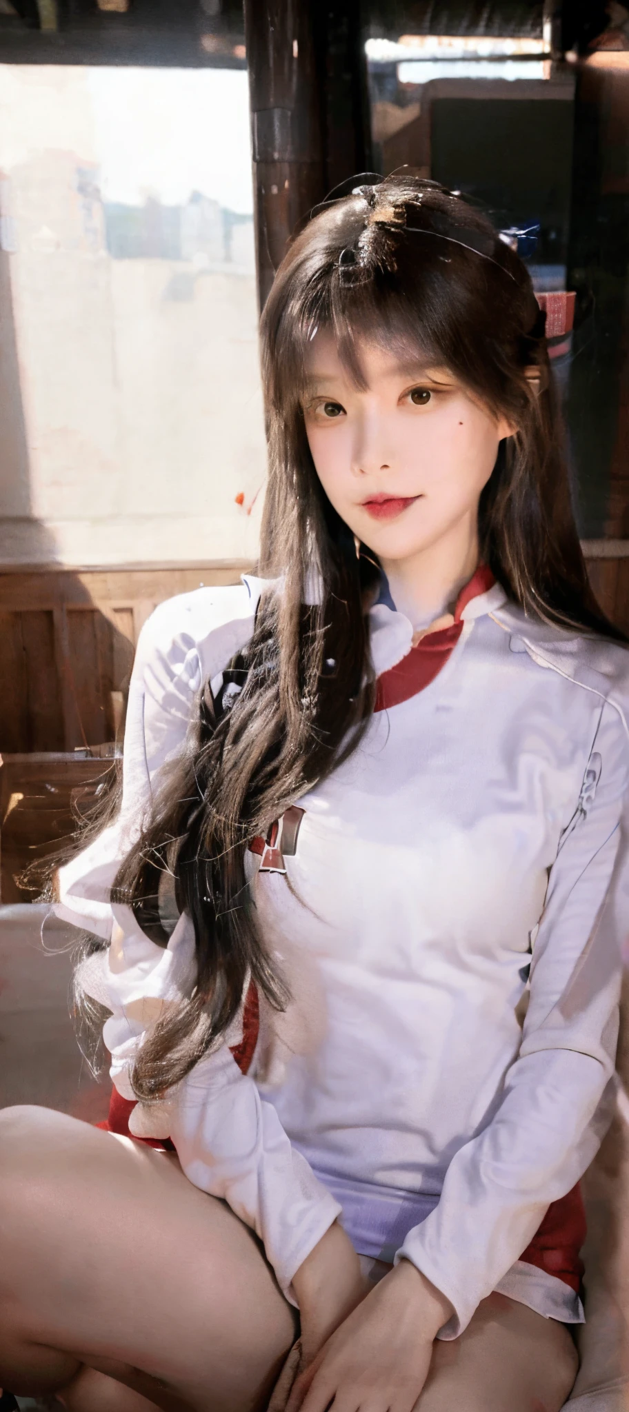 <lora:huTaoGenshinImpact_v12:1> <lora:koreanDollLikeness_v15:0.5>masterpiece, best quality, 1girl, hu tao (genshin impact),red eyes, twintails, brown hair, solo, symbol-shaped pupils, long hair,bangs, flower hat