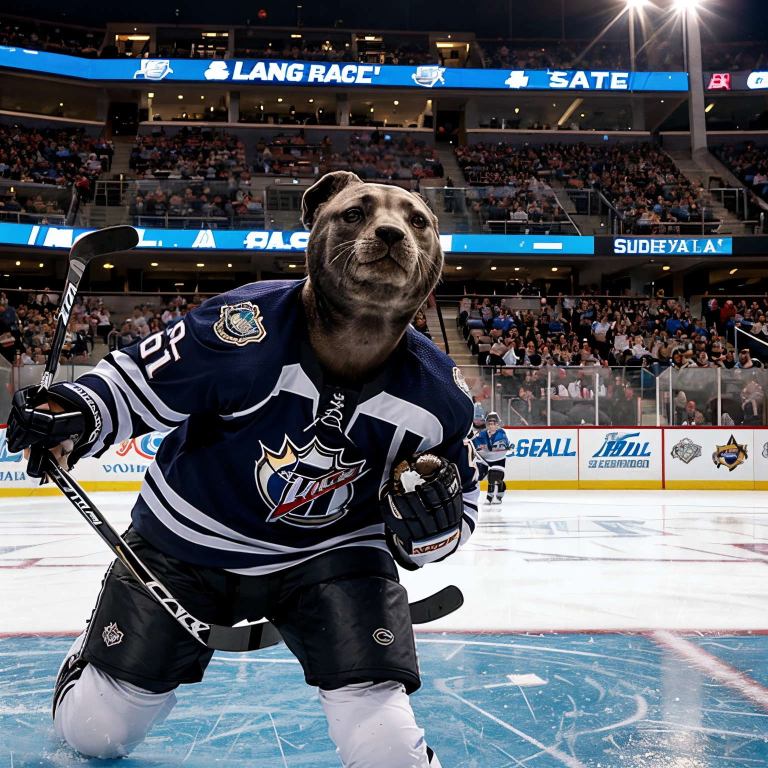 NHL Hockey Team for San Diego with seal as mascot