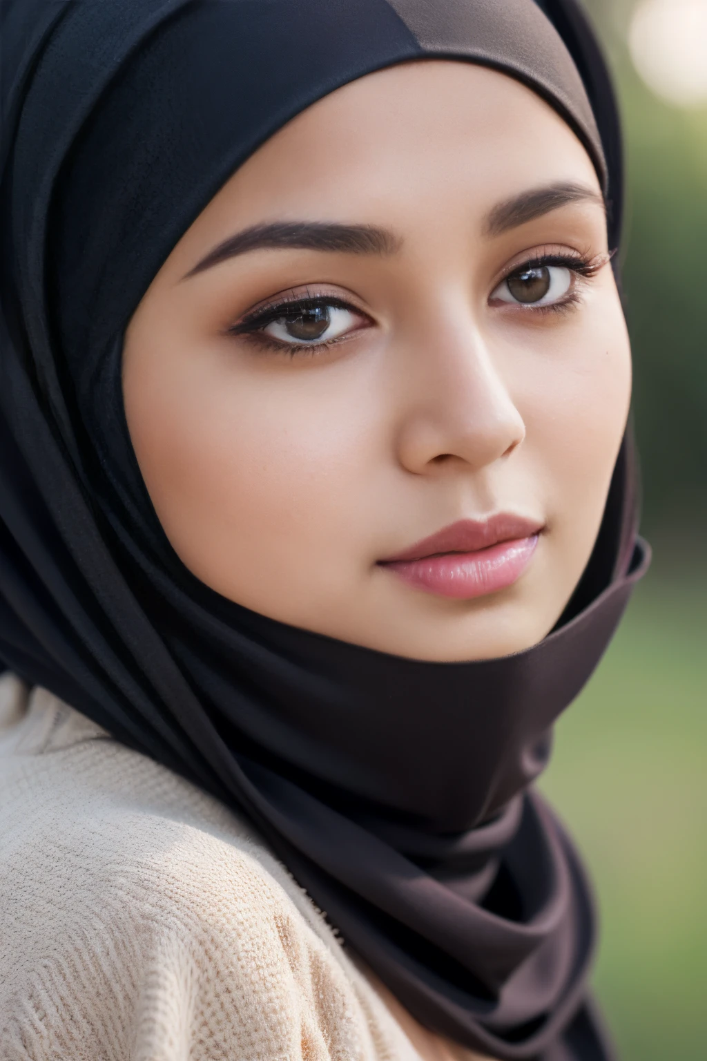 intricate, top-quality,Beautiful detailed hijabi,Bewitching face,(((kerala)))  model,long lashes,Detailed details,Colossal tits,sideboobs,stares at the camera