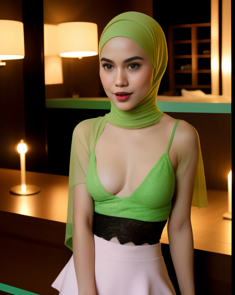 (((HIJAB MALAY GIRL))), (((BLACK LIPS))), top-quality、masterpiece、Surreal、((s room))、((Stuffed animals are on display.))、transparent Gymnastic suit、japanes、Pupils、tiny 、The appearance of the child、Hei40cm、hchool girl、small body of ld、streaks、Thin eport、Sunlight、Human Realistic Skin、Glossy skin、a picture、full bodyesbia. (((Transparent))), (((SOFT GREEN LACE))), (((SKINNY BOOBS))), (((TIGH MINI SKIRT))), (((FLAT CHEST))), (((FLAT CHEST))), (((FLAT CHEST))), (TIGHT FIT TRANSPARENT DRESS). (OPEN MOUTH) ( NIPPLES )