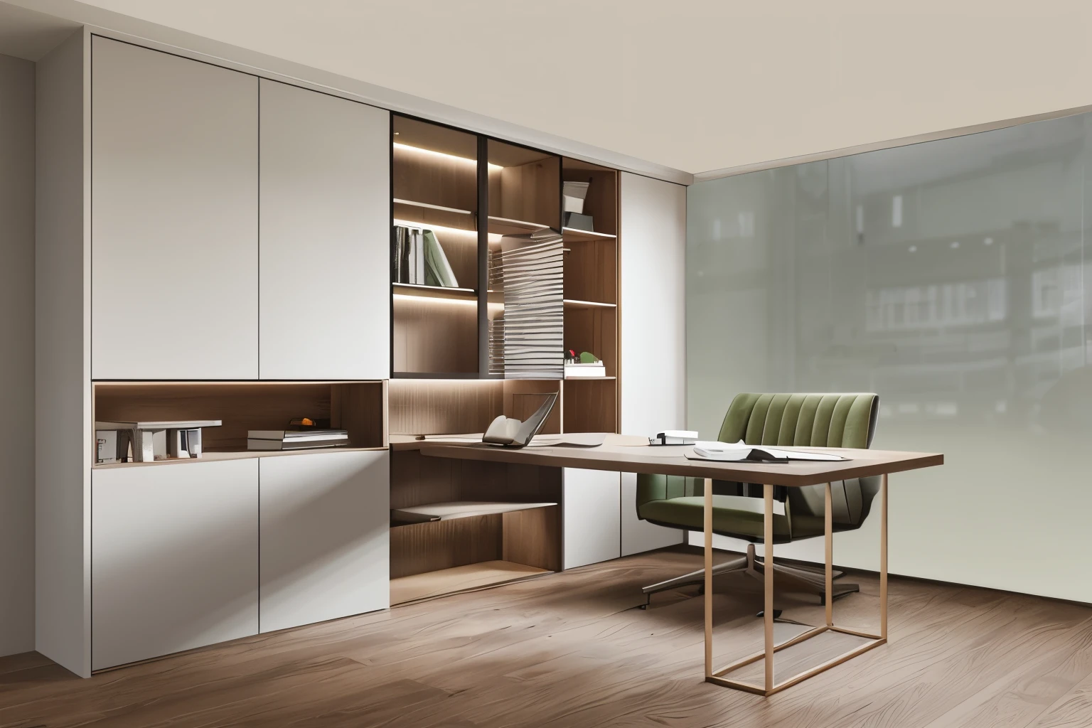Customized exhibition hall study room