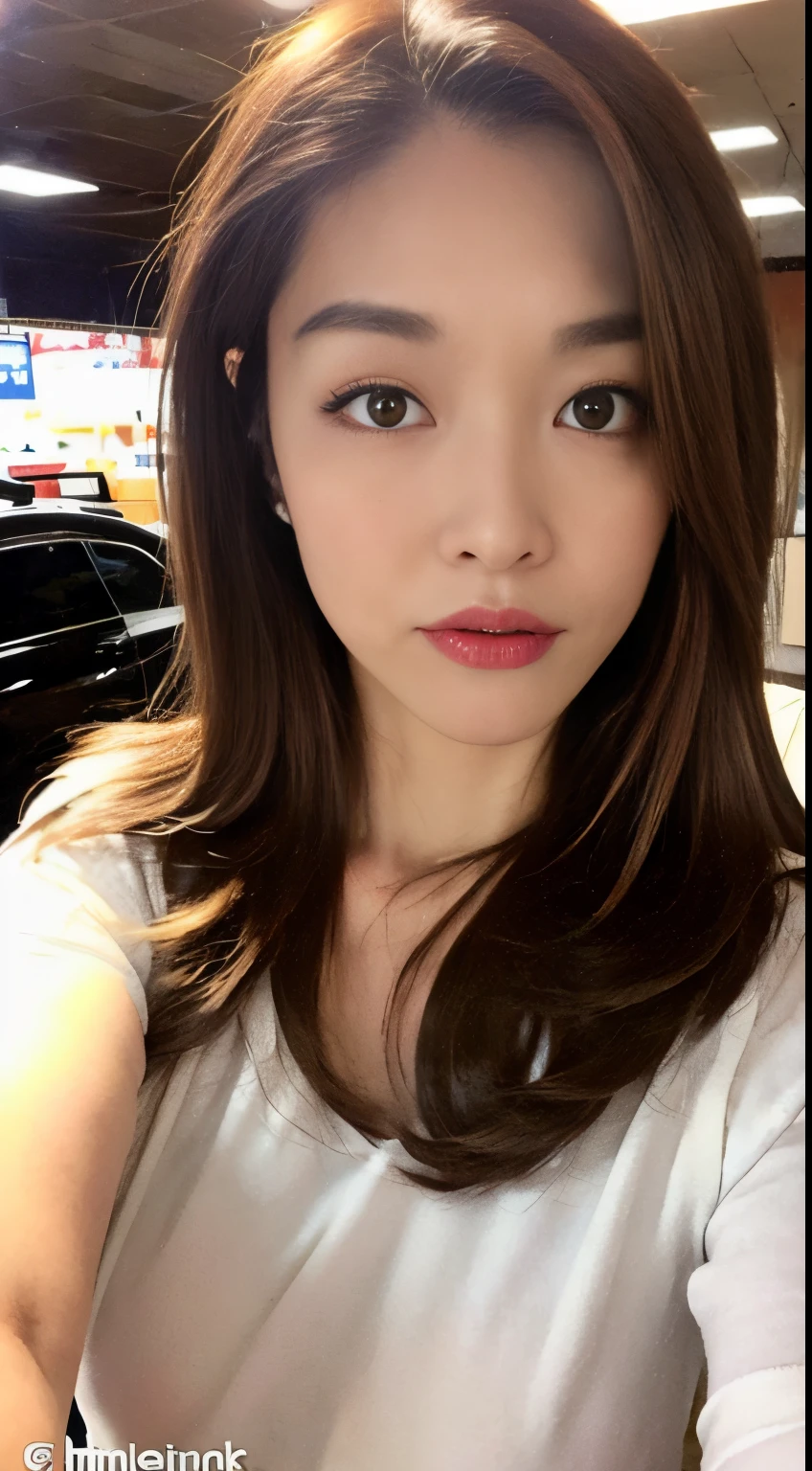 (natta, Need, 8K, tmasterpiece:1.3)), full bodyesbian, Long legs, Focalors:1.2, perfect figure beautiful woman:1.4, Slim abs:1.1, ((Dark brown hair, large tities:1.5)), (Harnes,The shirt,Side head:1.2,), ((Supermarket, :1.3)), Highly detailed facial and skin texture, A detailed eye, 二重まぶた,Flying long hair,Enchanted,full bodyesbian,full bodyesbian,Black silk beautiful legs,