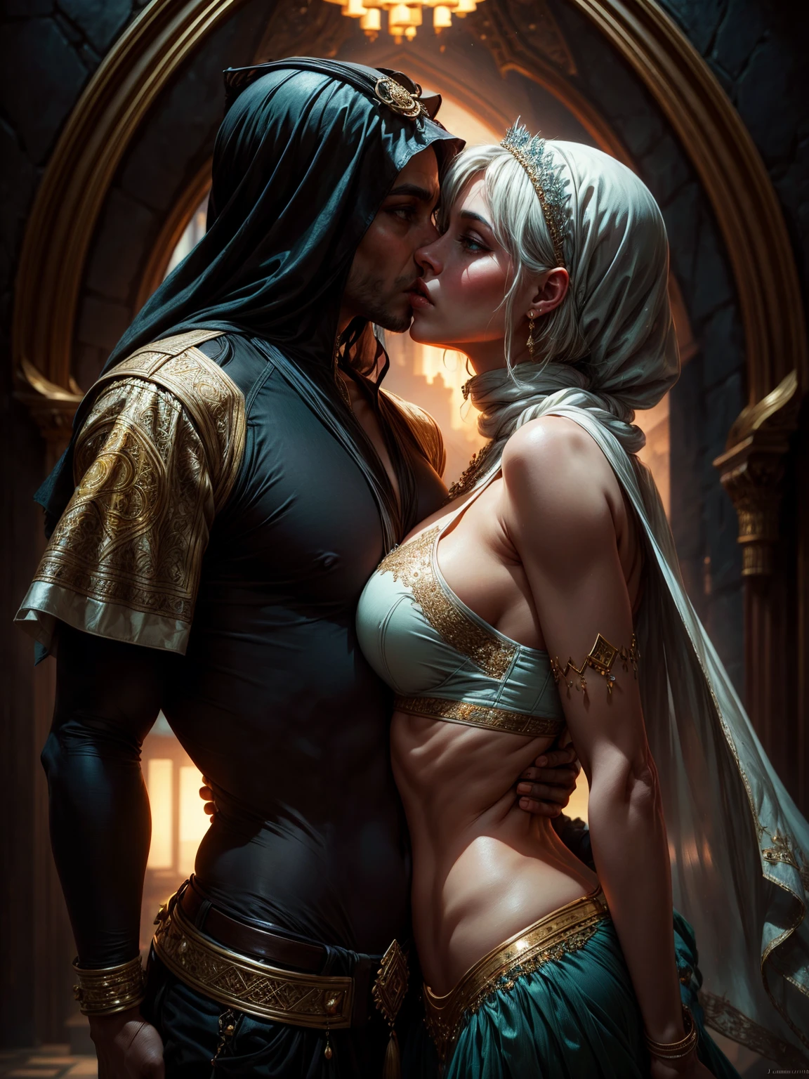 1 girl 1 boy, couple, doggy in heavenlouds, a curvy hourglass figure woman with wide hips and thick thighs on all fours, perfect ass, a 70 year oldscular zeus with thick long white hair and white beard and moustache and thick long erect penis, gold nec arm bangles,passionate embrace, (best quality,8k,highres,masterpiece:1.2),ultra-detailed,realistic,photo-realistic:1.37,dramatic lighting,volumetric lighting,cinematic lighting,chiaroscuro lighting,ultra high quality,extremely detailed,exquisite details,intricate details,highly detailed,hyper detailed,extremely realistic,photorealistic,photo realistic,art by greg rutkowski and alphonse mucha and artgerm,dramatic pose,dramatic atmosphere,dramatic lighting,dramatic colors,dramatic contrast,dramatic shadows,dramatic highlights,dramatic lighting and colors,dramatic cinematic lighting,dramatic cinematic colors,dramatic cinematic atmosphere,dramatic cinematic pose,dramatic cinematic composition