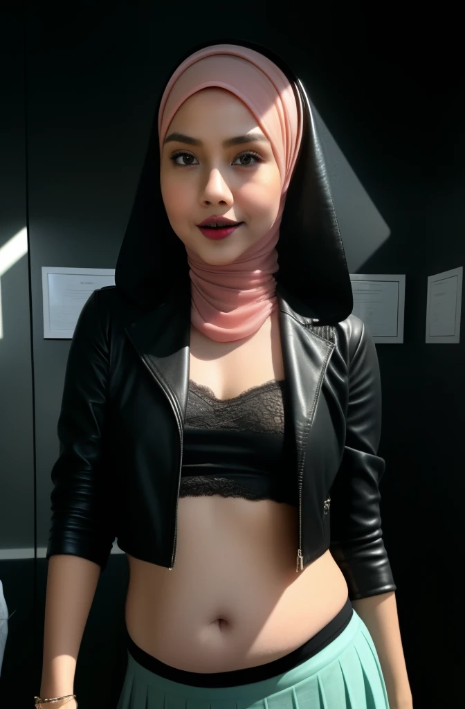 (((HIJAB MALAY GIRL))), (((BLACK LIPS))), ( OPEN YOUR MOUTH),top-quality、masterpiece、Surreal、((s room))、((Stuffed animals are on display.))、transparent Gymnastic suit、japanes、Pupils、tiny 、The appearance of the child、Hei40cm、hchool girl、small body of ld、streaks、Thin eport、Sunlight、Human Realistic Skin、Glossy skin、a picture、full bodyesbia. (((Transparent))), (((SOFT SOFT PINK LACE))), (((SKINNY BOOBS))), (((TRANSPARENT MINI SKIRT))), (((FLAT CHEST))), (((FLAT CHEST))), (((FLAT CHEST))), (TIGHT FIT TRANSPARENT DRESS). (OPEN MOUTH) (ANGRY), ( HEAVY PREGNANT ), (((LEATHER))), (((PIERCED IN THE CENTER))).
