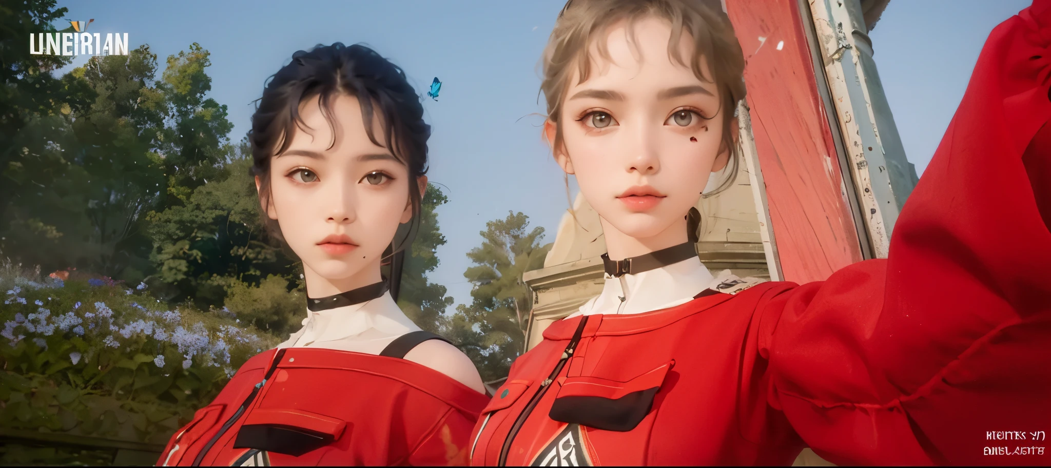 ((eye reflection)), butterfly hair ornament, UHD, retina, masterpiece, ccurate, anatomically correct, textured skin, super detail, high details, high quality, best quality, highres, 1080P, HD, 4K, 8k, 16k