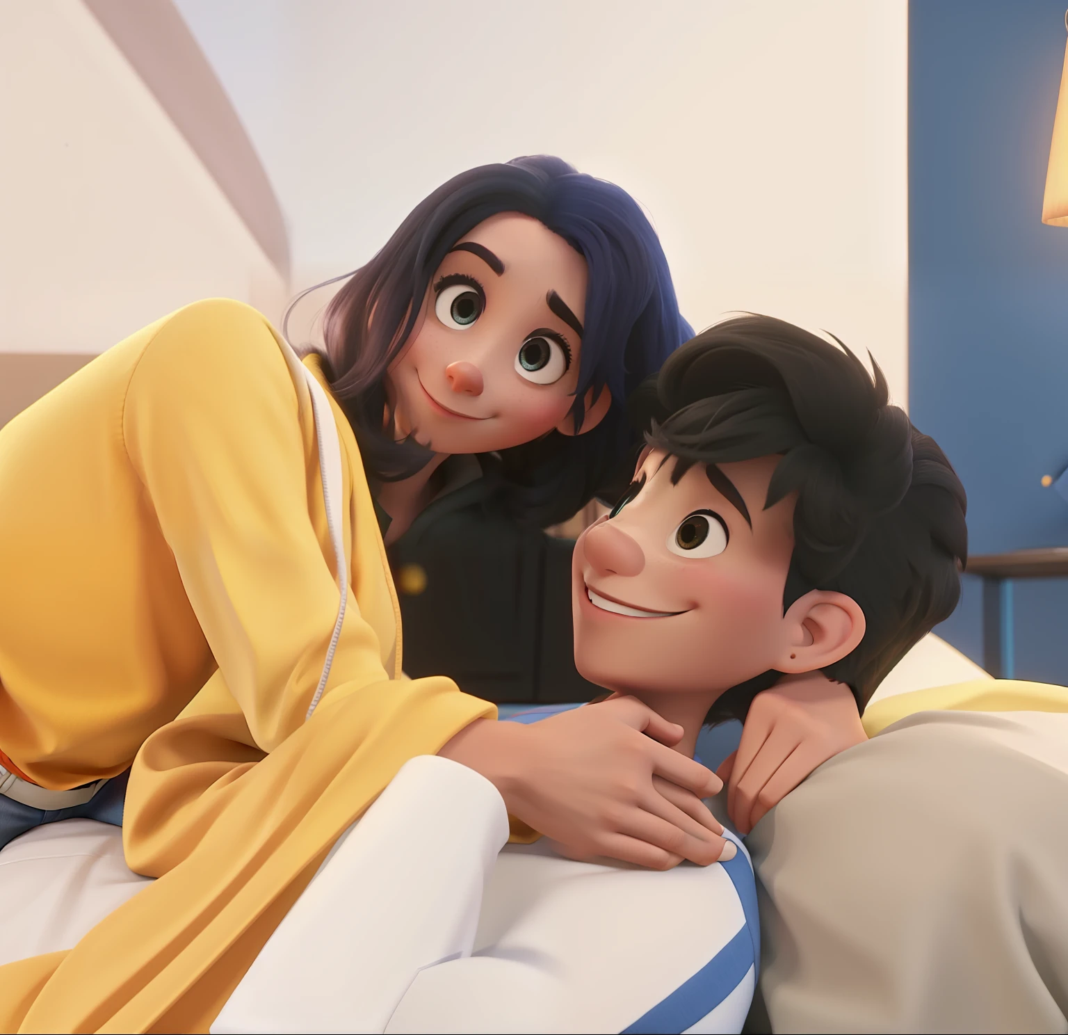 um casal da pixar,