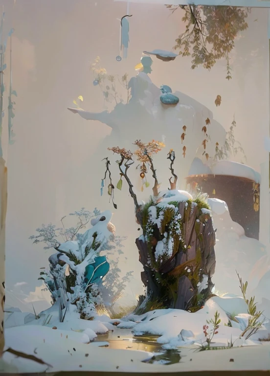 Connect main body and branches，Create a sense of time and space dislocation