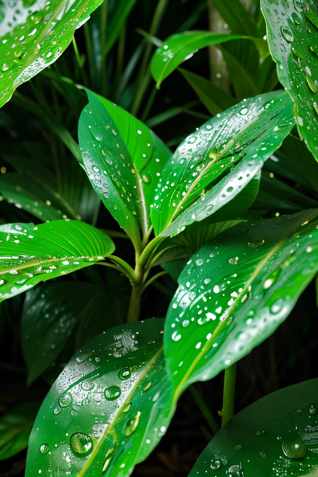 Green jungles, wet after rain, deep jungle, dslr 200mm, Kodak 3ri,