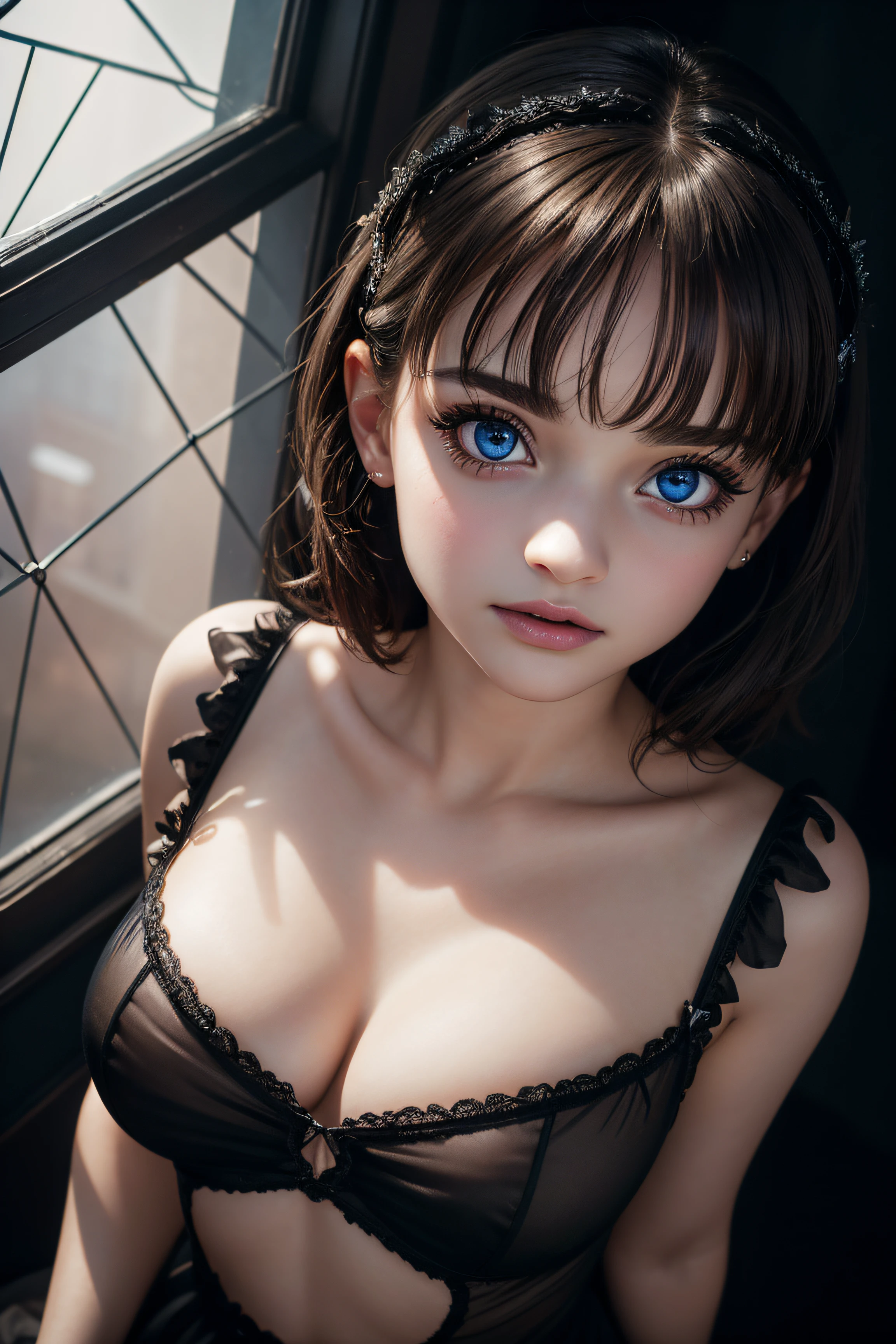 Joey King, wearing disney french maid sexy clothes transparent. professionally retouched, soft lighting, realistic, smooth face, perfect eyes, sharp focus on eyes, 8 k, high definition, insanely detailed, intricate, elegant. in a piramid background.