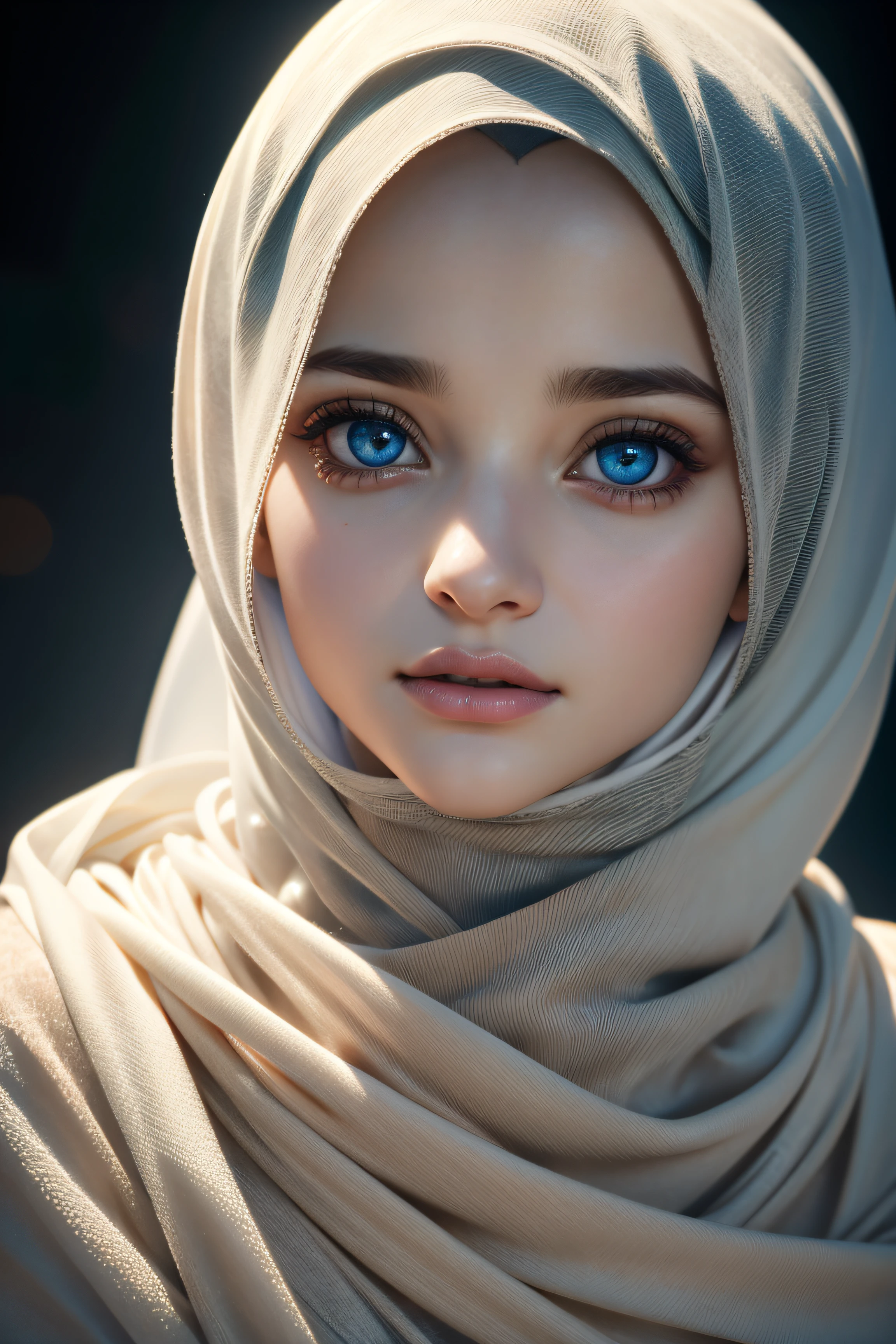 Joey King, wearing hijab sexy clothes transparent. professionally retouched, soft lighting, realistic, smooth face, perfect eyes, sharp focus on eyes, 8 k, high definition, insanely detailed, intricate, elegant. in a natural background.