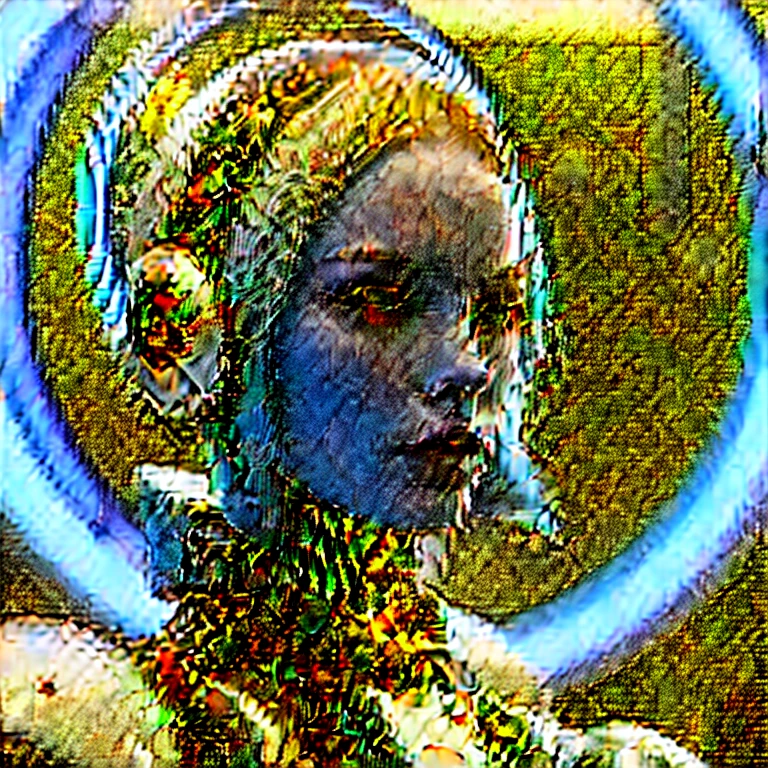 ((best quality)), ((masterpiece)), ((realistic)), Colour film 35mm 1976, pulp sci fi, directed by fred m wilcox, shot on mitchell bnc camera blonde woman in makeup, on a chair with glass dome over her head, analogue photograph, by stanley kubrick, wide shot, solo, daylight, on eye level, scenic, masterpiece :0.5 AND Hyperrealistic cyberpunk robot. highly detailed digital art masterpiece, smooth cam de soft light, ground angle hd 8 k, sharp focus :0.5