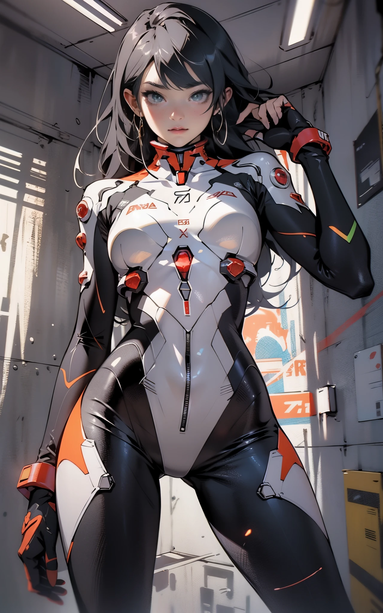 (((Adult Woman))), ((Best Quality)), ((masutepiece)), (Detailed: 1.4), (Absurd), 35-year-old adult woman with Simon Bisley-style micro thong, Genesis evangelion neon style clothing, 2-piece clothing, Long Black Hair, arm tatoo, cybernetic hands, pastel, Centered, scale to fit the dimensions, nffsw (High dynamic range),Ray tracing,NVIDIA RTX,Hyper-Resolution,Unreal 5,Subsurface Dispersion,  PBR Texture, Post-processing, Anisotropy Filtering, depth of fields, Maximum clarity and sharpness, Multilayer textures, Albedo and specular maps, Surface Shading, accurate simulation of light and material interactions, Perfect proportions, Octane Render, Two-tone lighting, Wide aperture, Low ISO, White Balance, thirds rule, 8K Raw, Crysisnanosuit,loraeyes,nijistyle