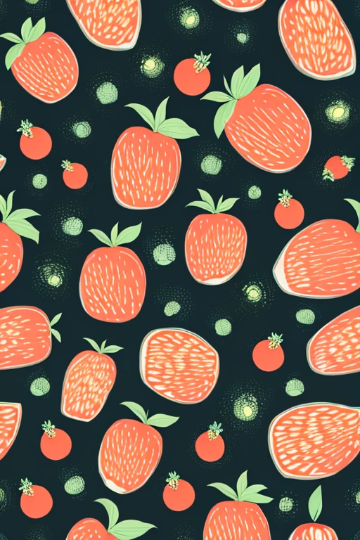 Masterpiece, Best Quality, kpstyle,fruits, Background, Too much,