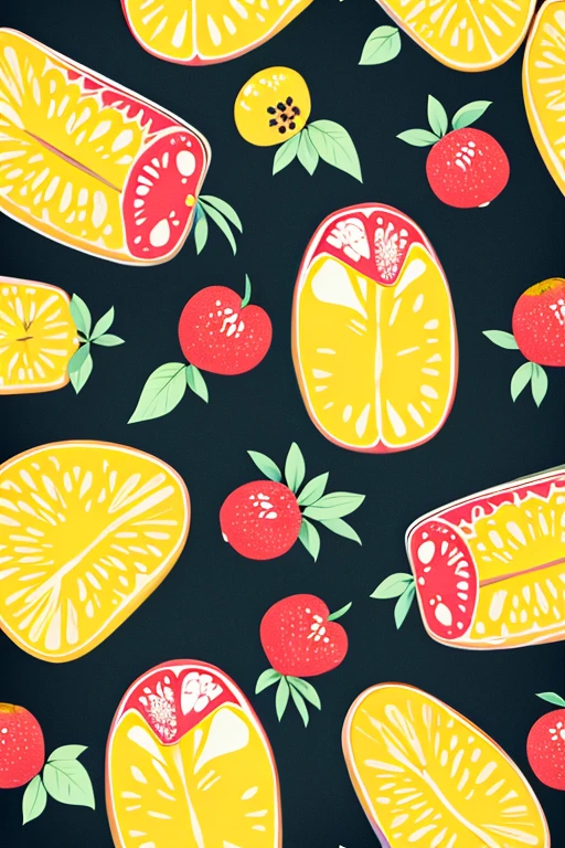 Masterpiece, Best Quality, kpstyle,fruits, Background, Too much,