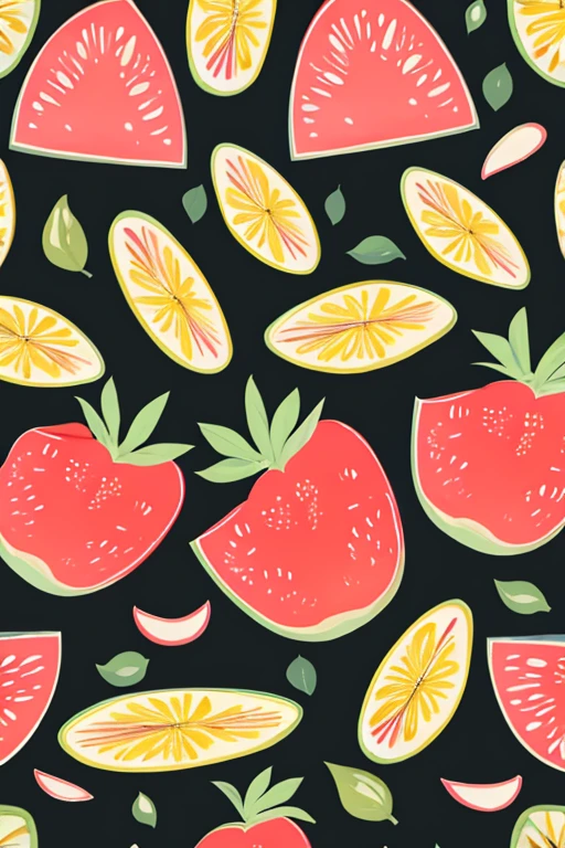 Masterpiece, Best Quality, kpstyle,fruits, Background, Too much,