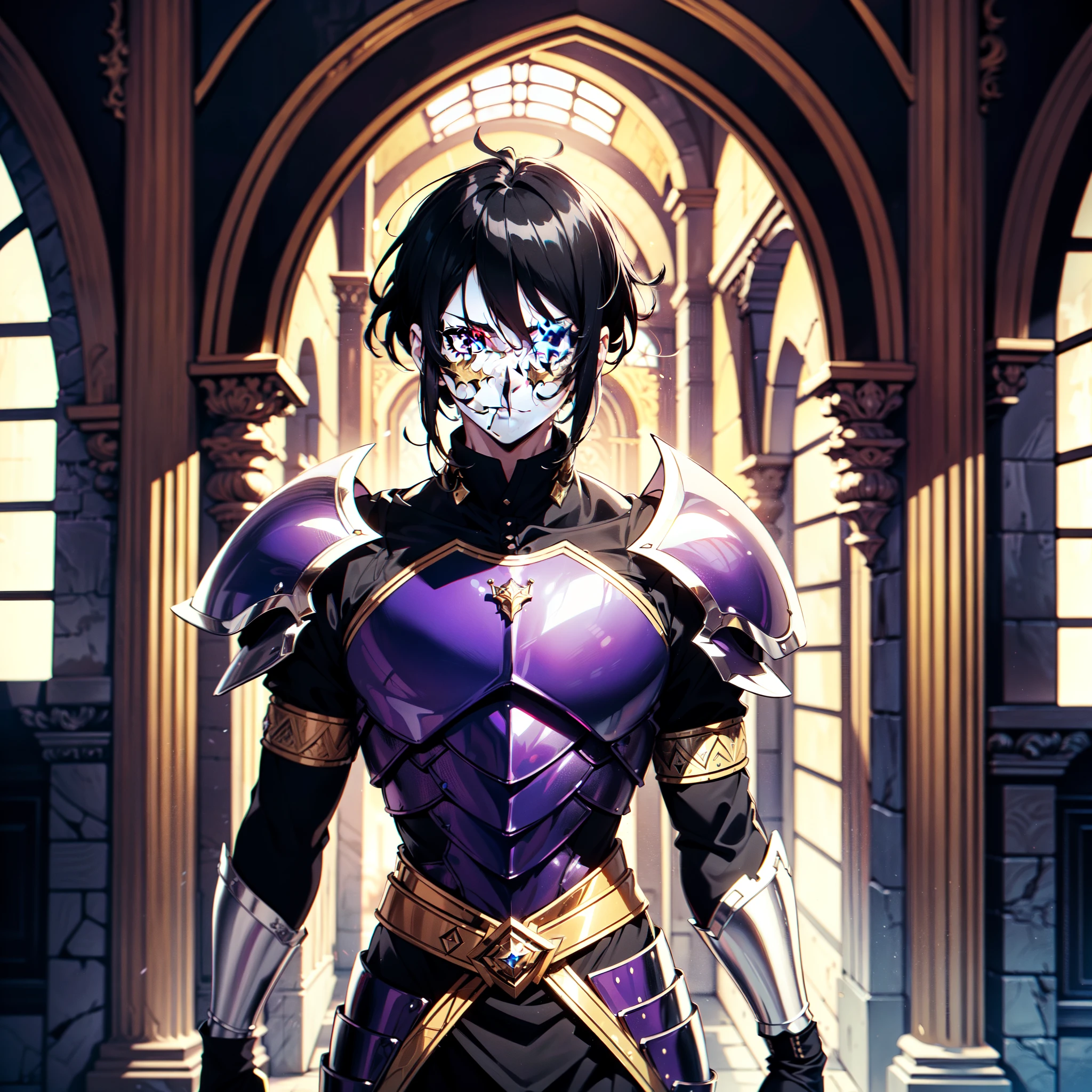 128K Ultra High Definition,
128K Ultra High Quality,
128K Ultra High Resolution,
Best Definition,
Best Quality,
Best Resolution,
Perfectly Detailed,
Perfectly Designed,
Extremely Detailed,
Extremely Designed,
Hyper Detailed,
Hyper Definition,
Hyper Quality,
Hyper Resolution,
Masterpiece,
(((Anime))),
Body Shot,
(((Boy))),
Handsome,
Muscular Body,
(((Black Mid Hair))),
(((Purple Eyes))),
(((Hyper Detailed & Perfectly Designed With Ultra High Quality Black Obsidian Warlord Armor))),
(((Inside Of Medieval Royal Palace Background Scenery))),
