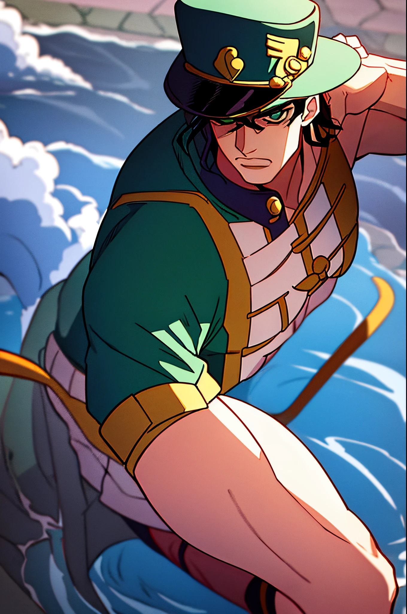 Jotaro Kujo, Drowned, Fighting Dummies, Serious