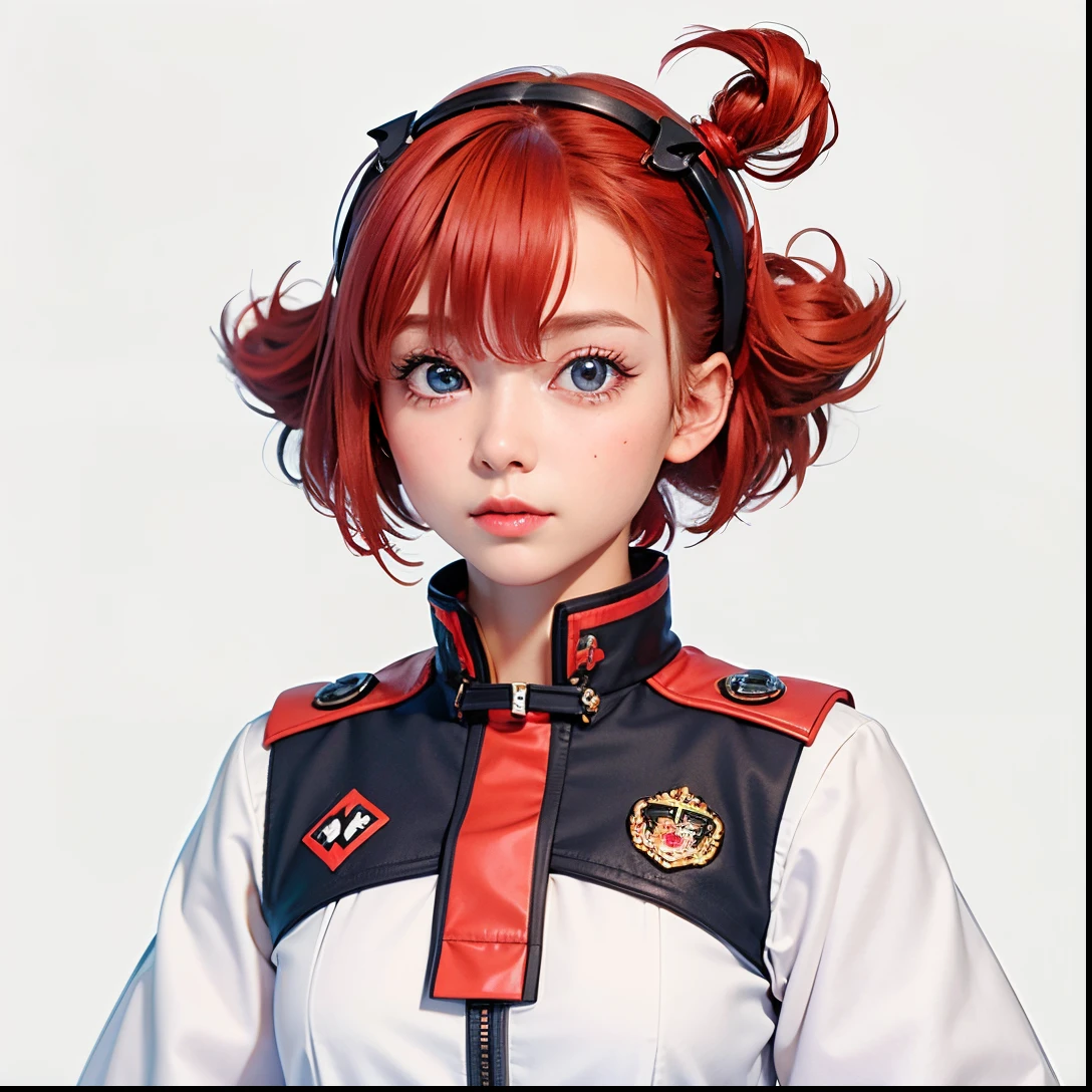 (High-quality photos;1.5), 8K, top-quality, masterpiece:1.2, Shiny red hair, Cute little girl s, Beautiful eyes, a japanese girl,
looking at themselves, Bust is large, Bust Sharp Hocus,
